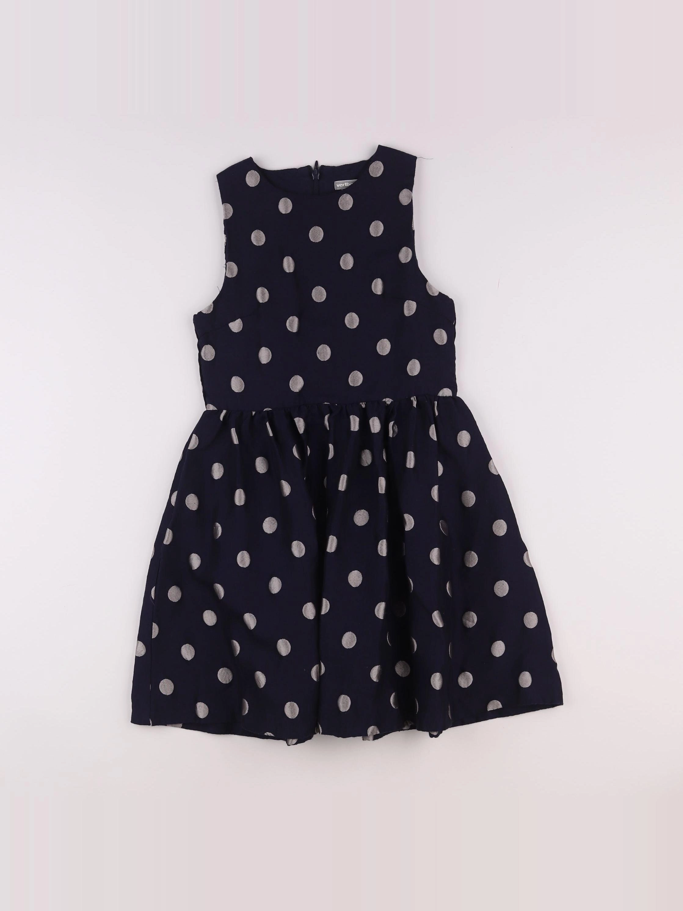 Vertbaudet - robe bleu - 10 ans