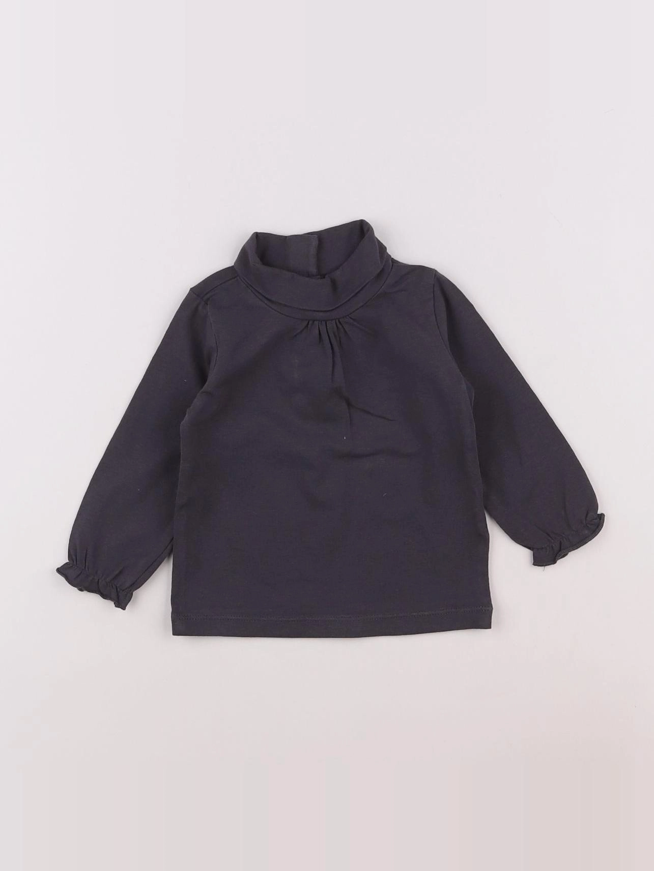 Vertbaudet - sous-pull gris - 6 mois