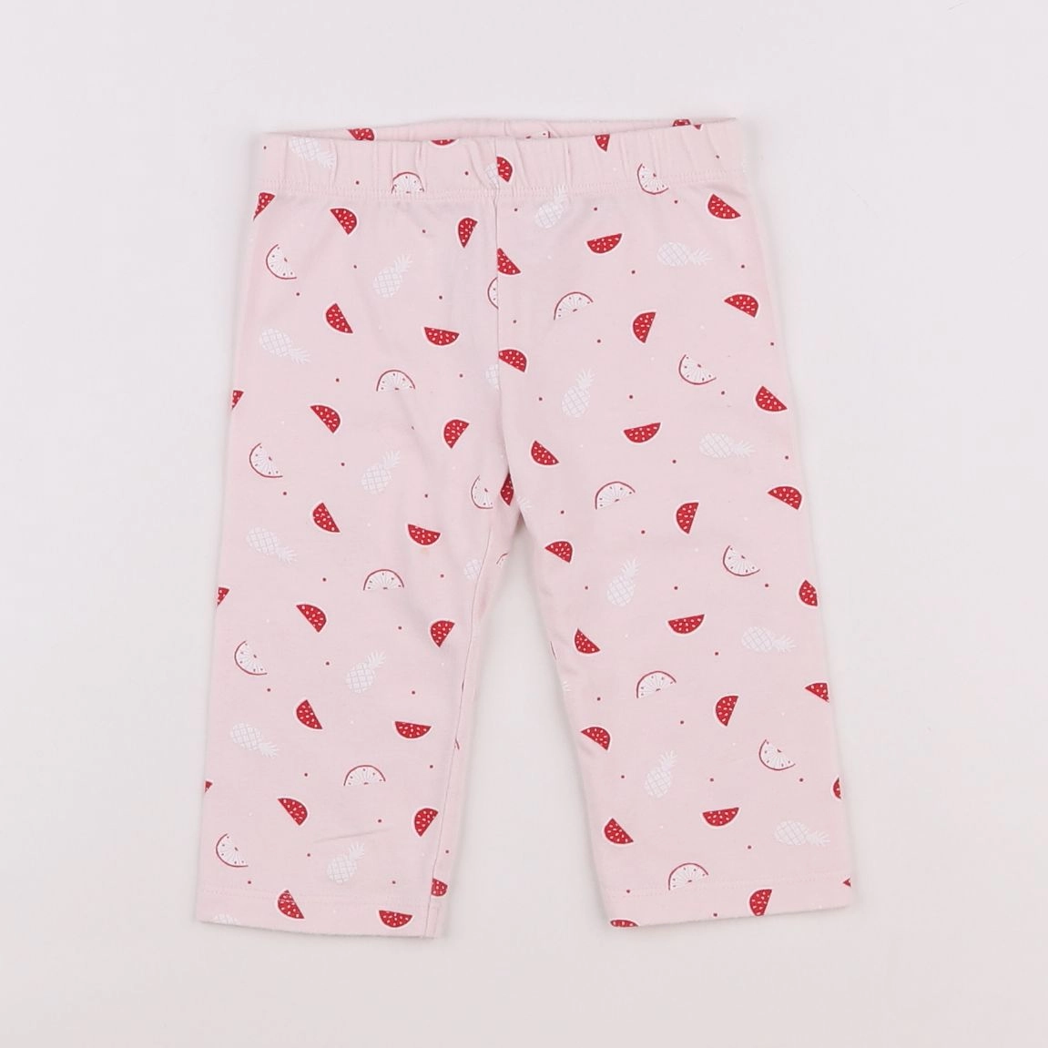 Vertbaudet - legging court rose - 2 ans