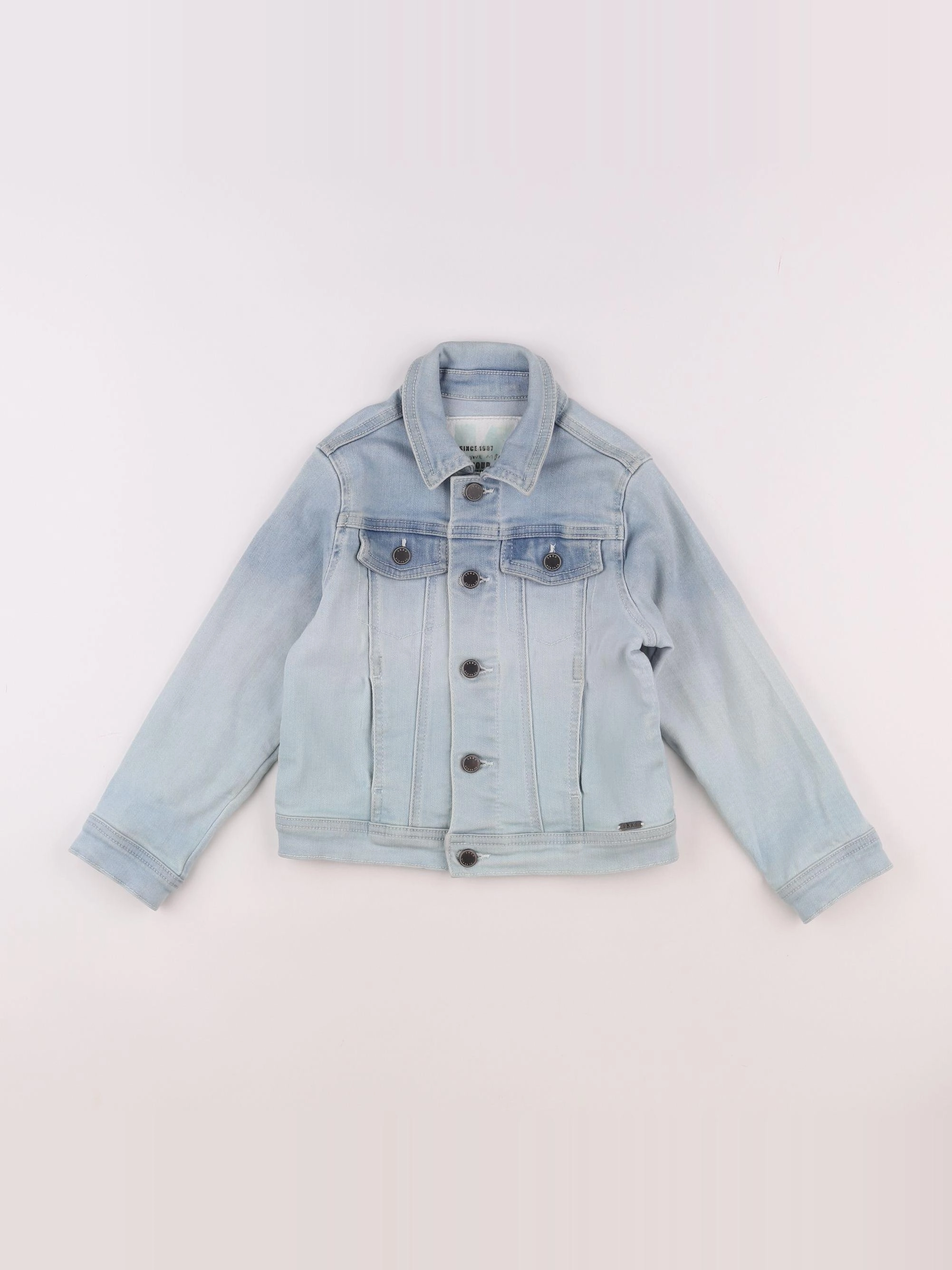 IKKS - veste imprimé au dos bleu - 4 ans