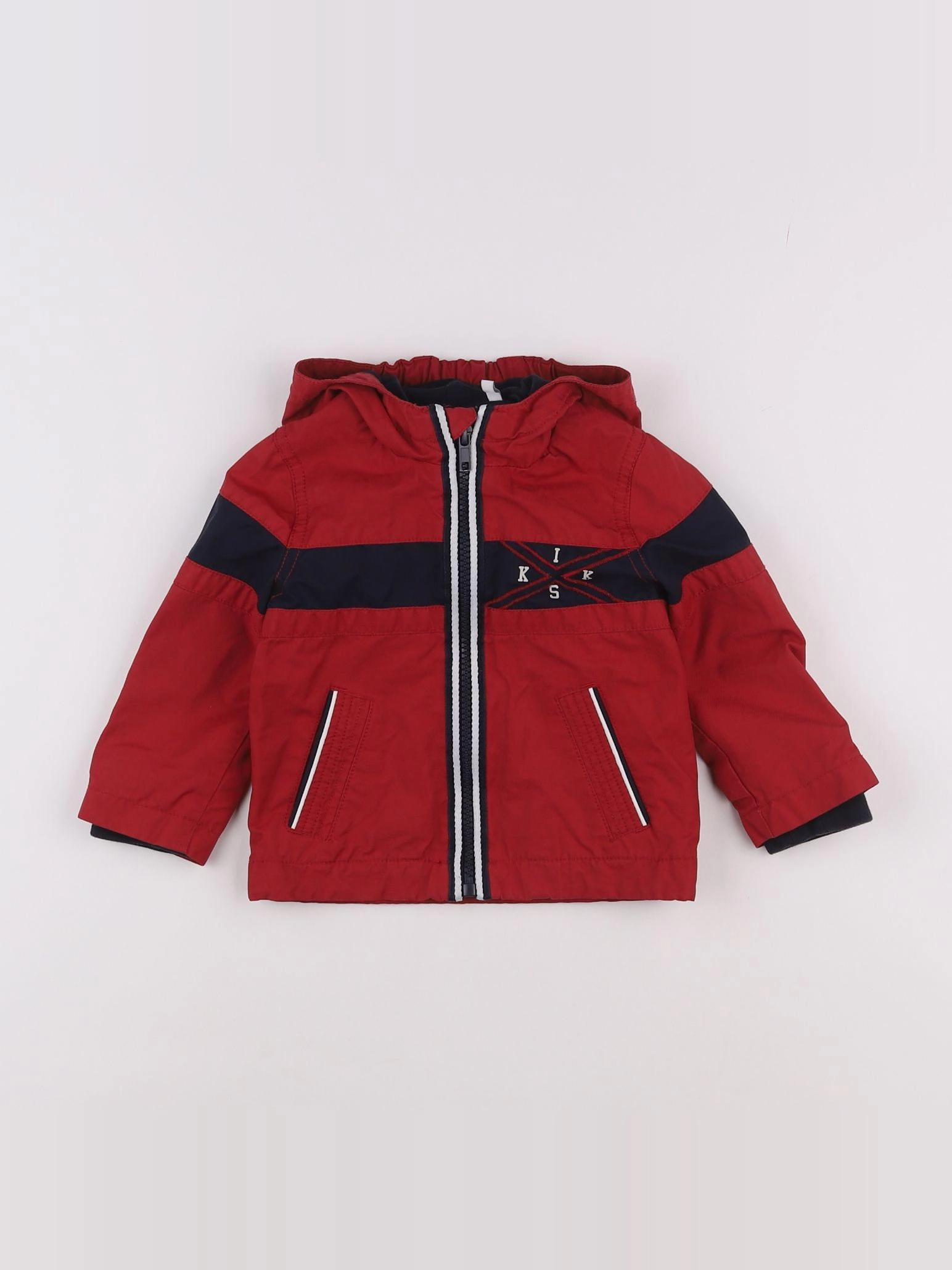 IKKS - parka rouge - 12 mois