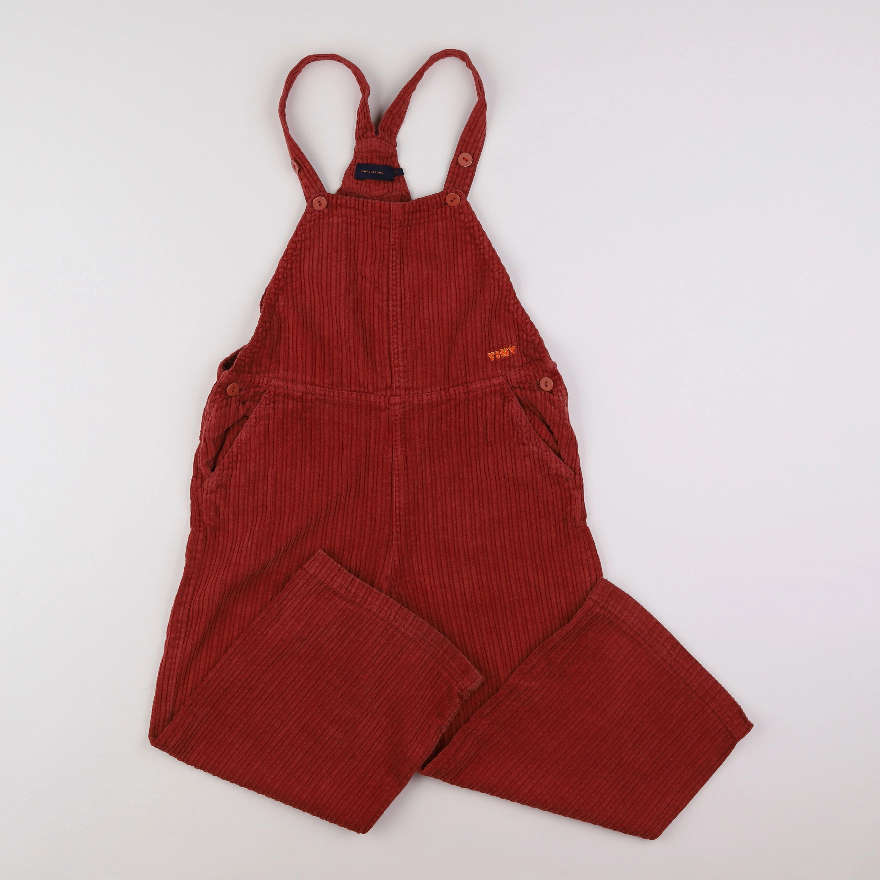 Tiny Cottons - salopette rouge - 8 ans