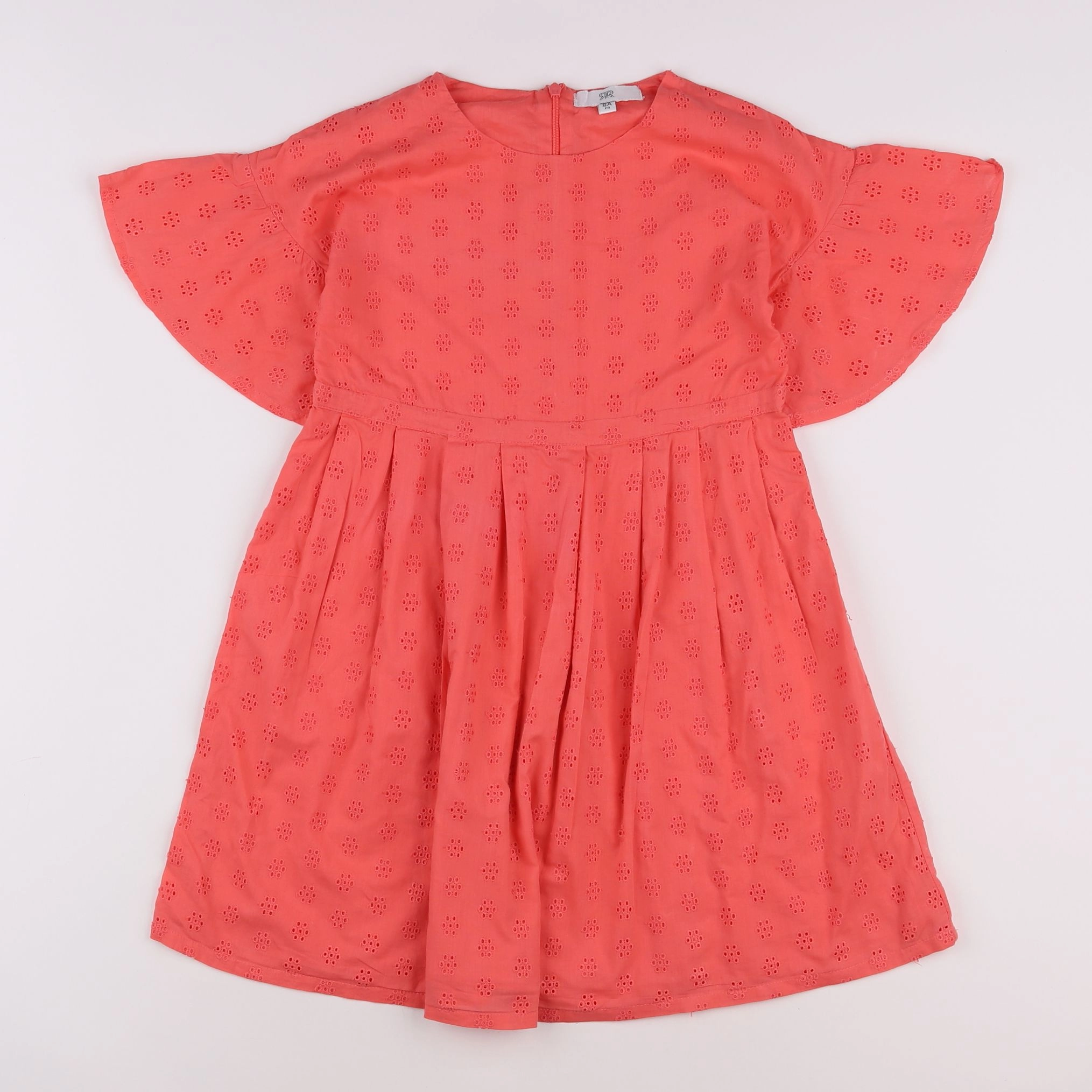 La Redoute - robe orange - 8 ans