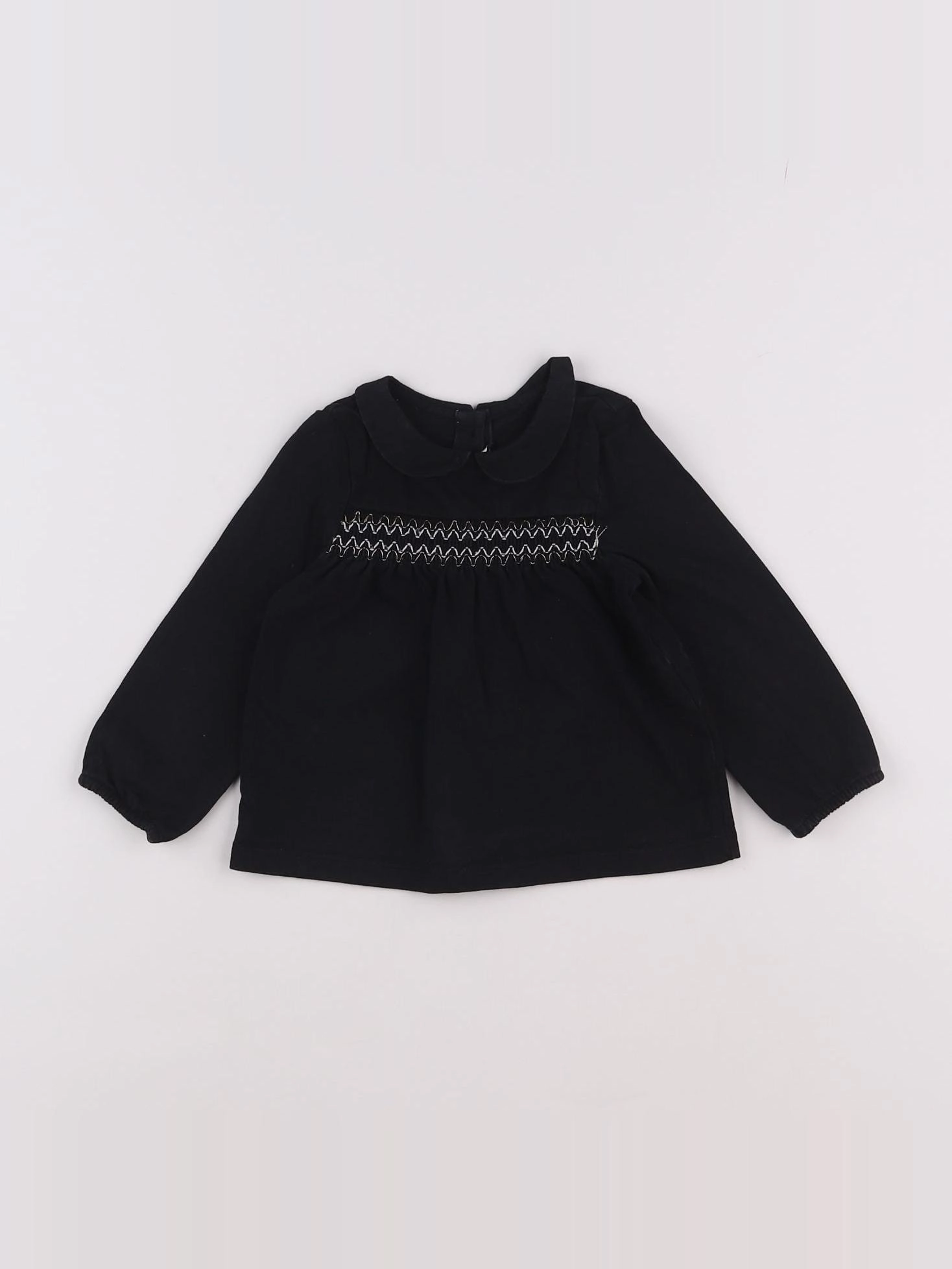 Natalys - tee-shirt bleu - 12 mois
