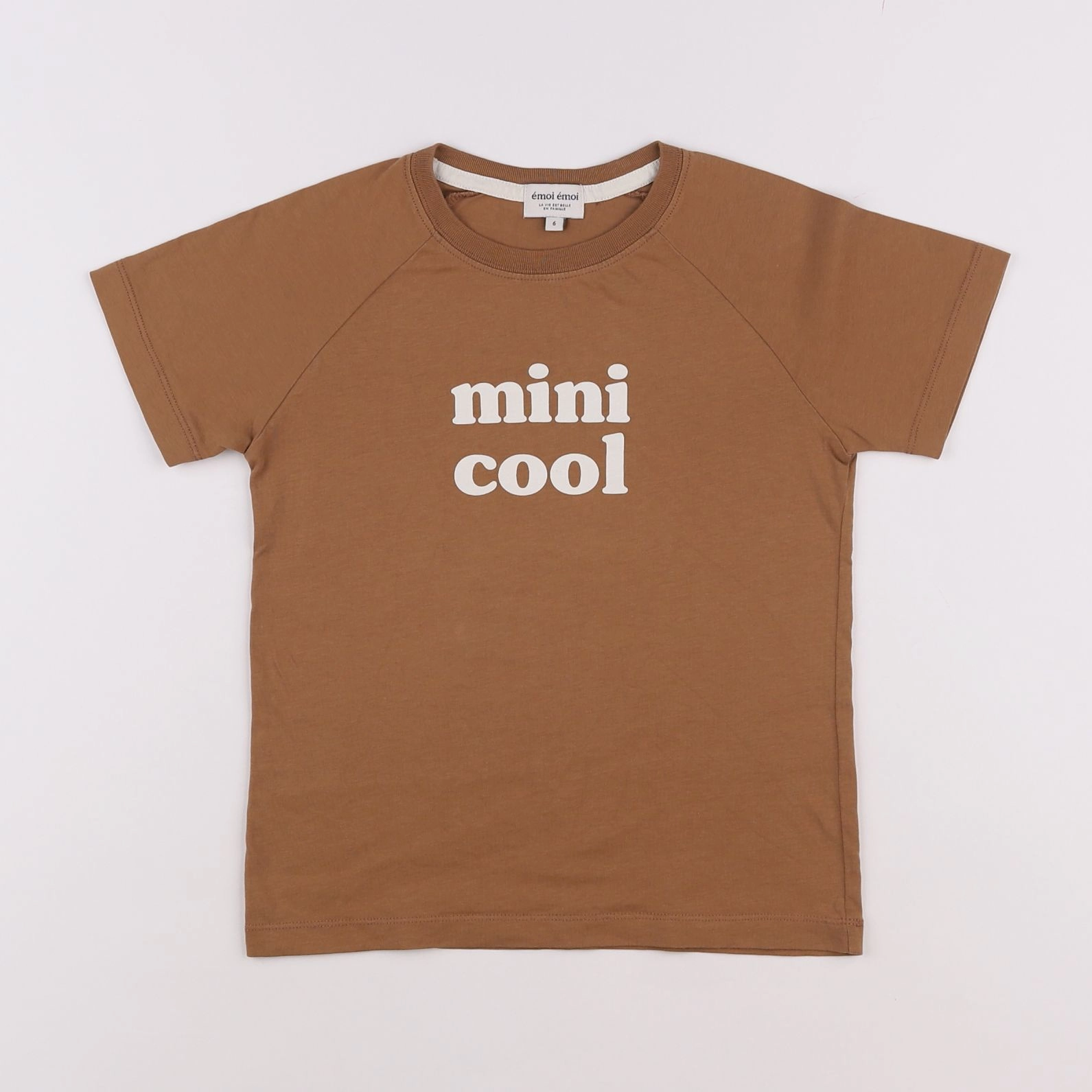 Emoi emoi - tee-shirt marron - 6 ans