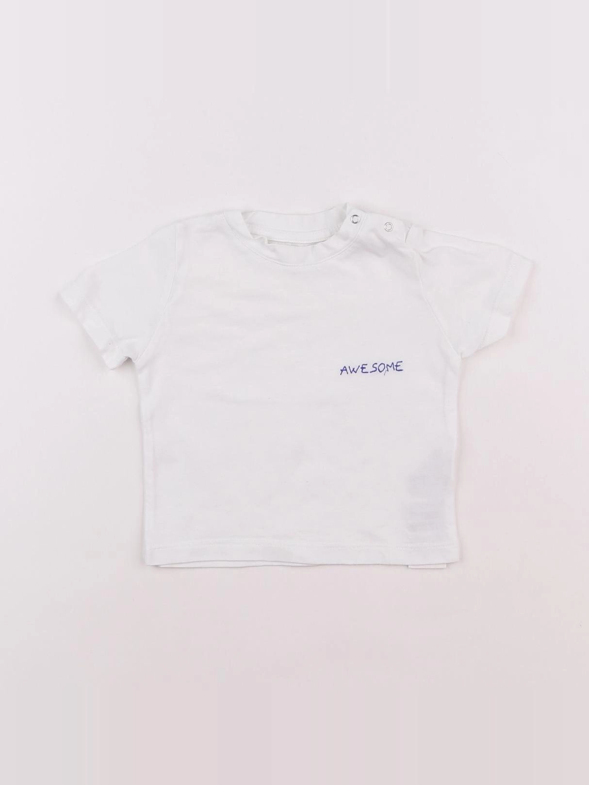 Maison Labiche - tee-shirt blanc - 3/6 mois