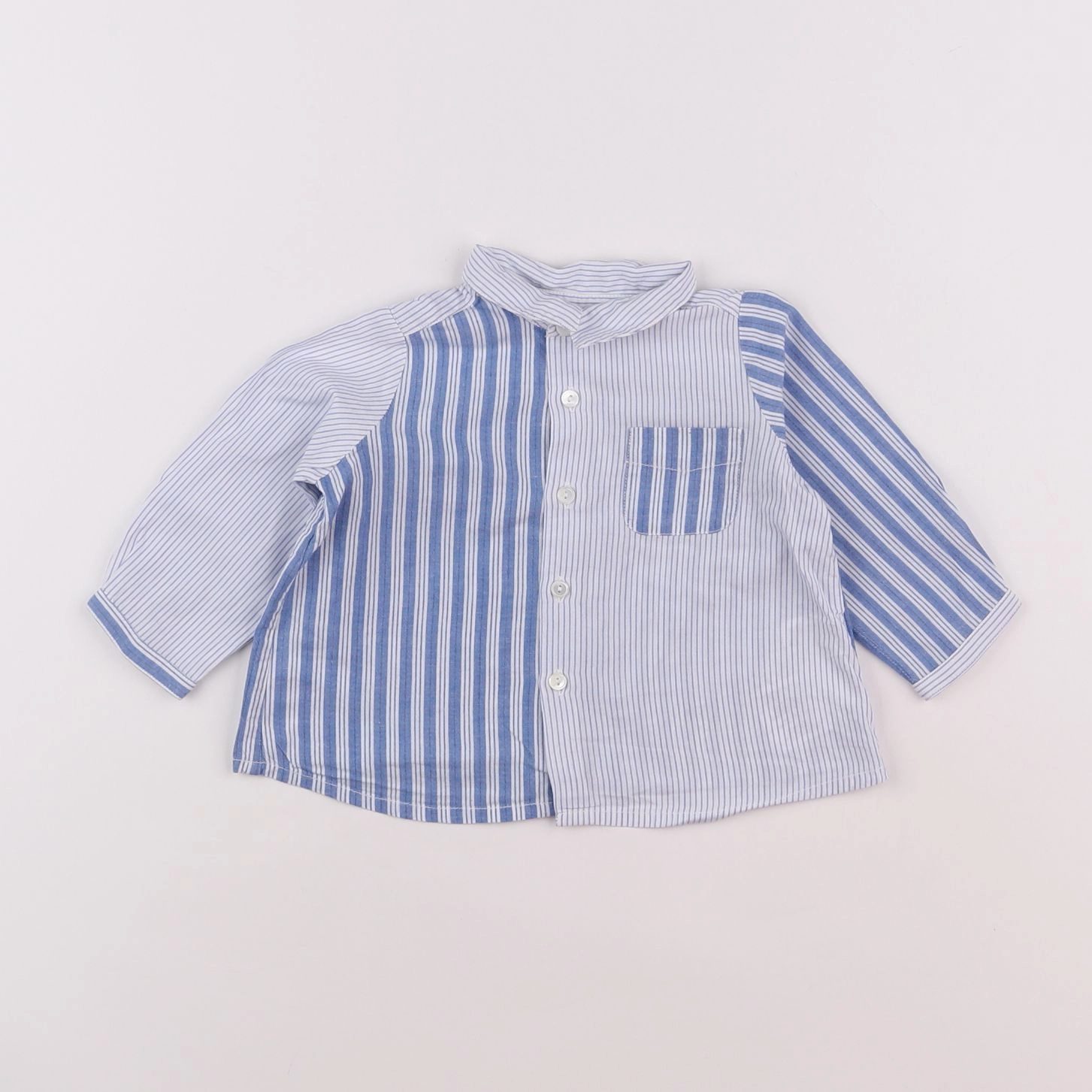 Bonpoint - chemise bleu - 6 mois