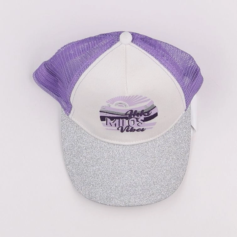 IKKS - casquette blanc, violet - 8/10 ans