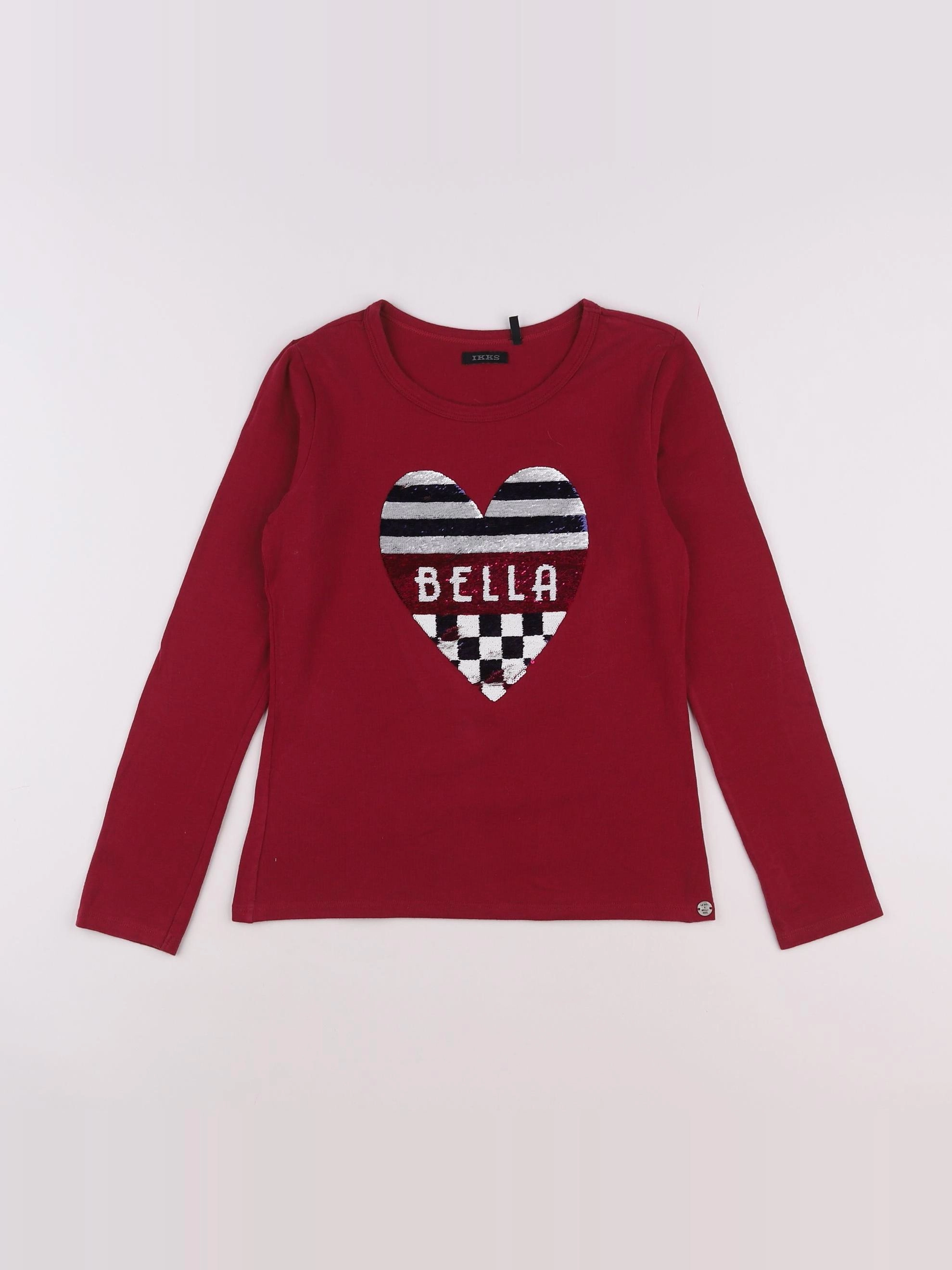 IKKS - tee-shirt rouge - 10 ans