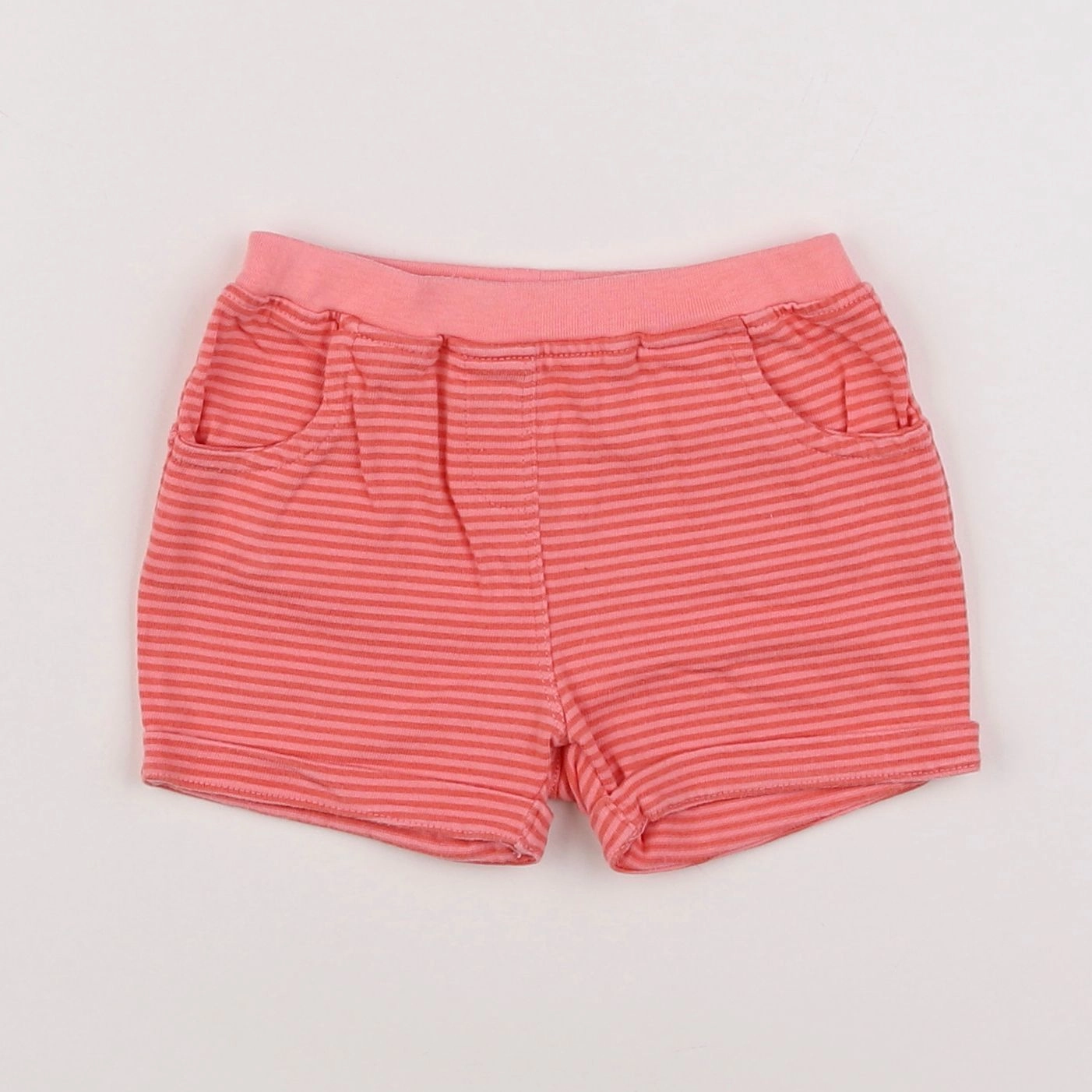 Vertbaudet - short rose - 12 mois