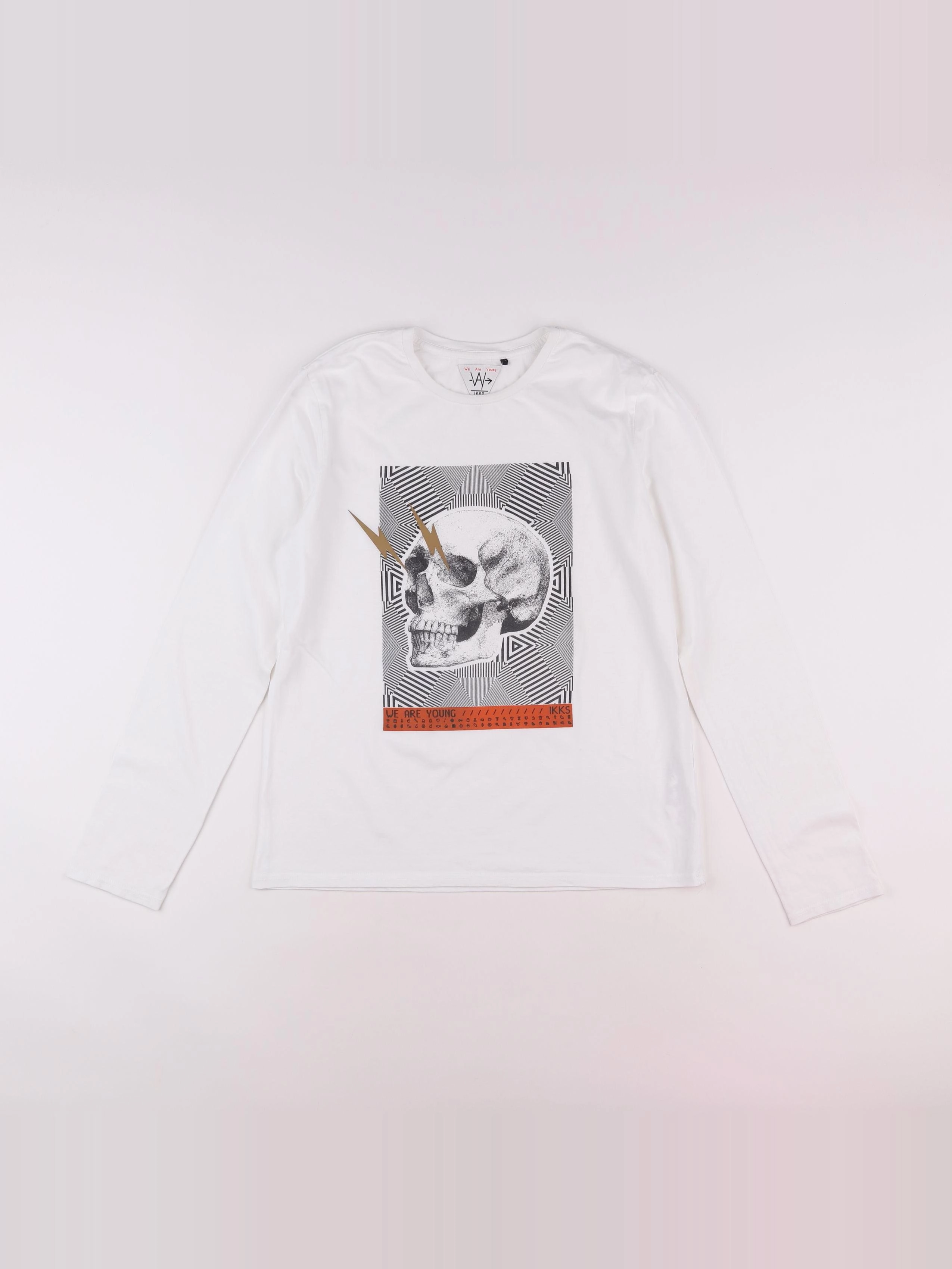 IKKS - tee-shirt blanc - 12 ans