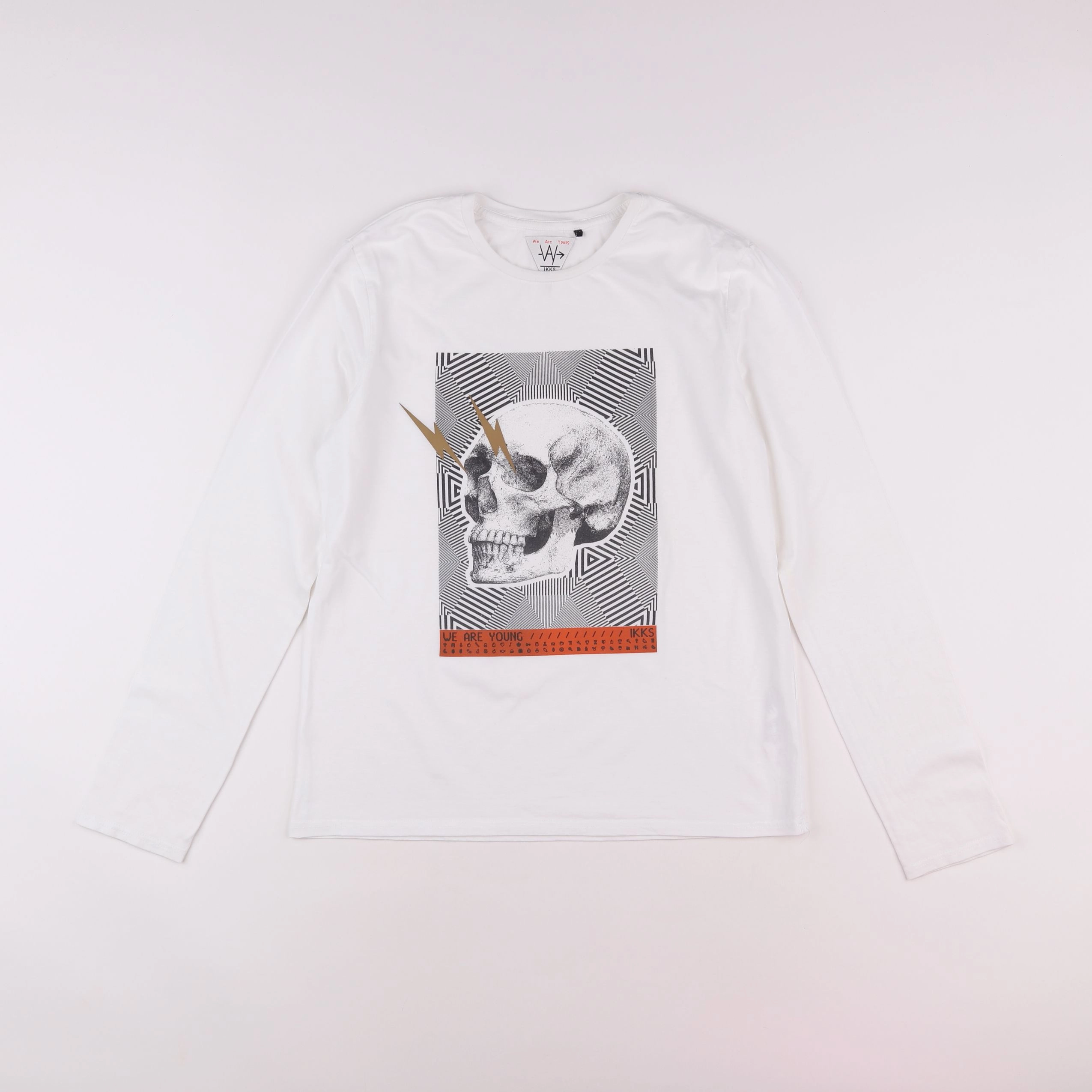 IKKS - tee-shirt blanc - 12 ans