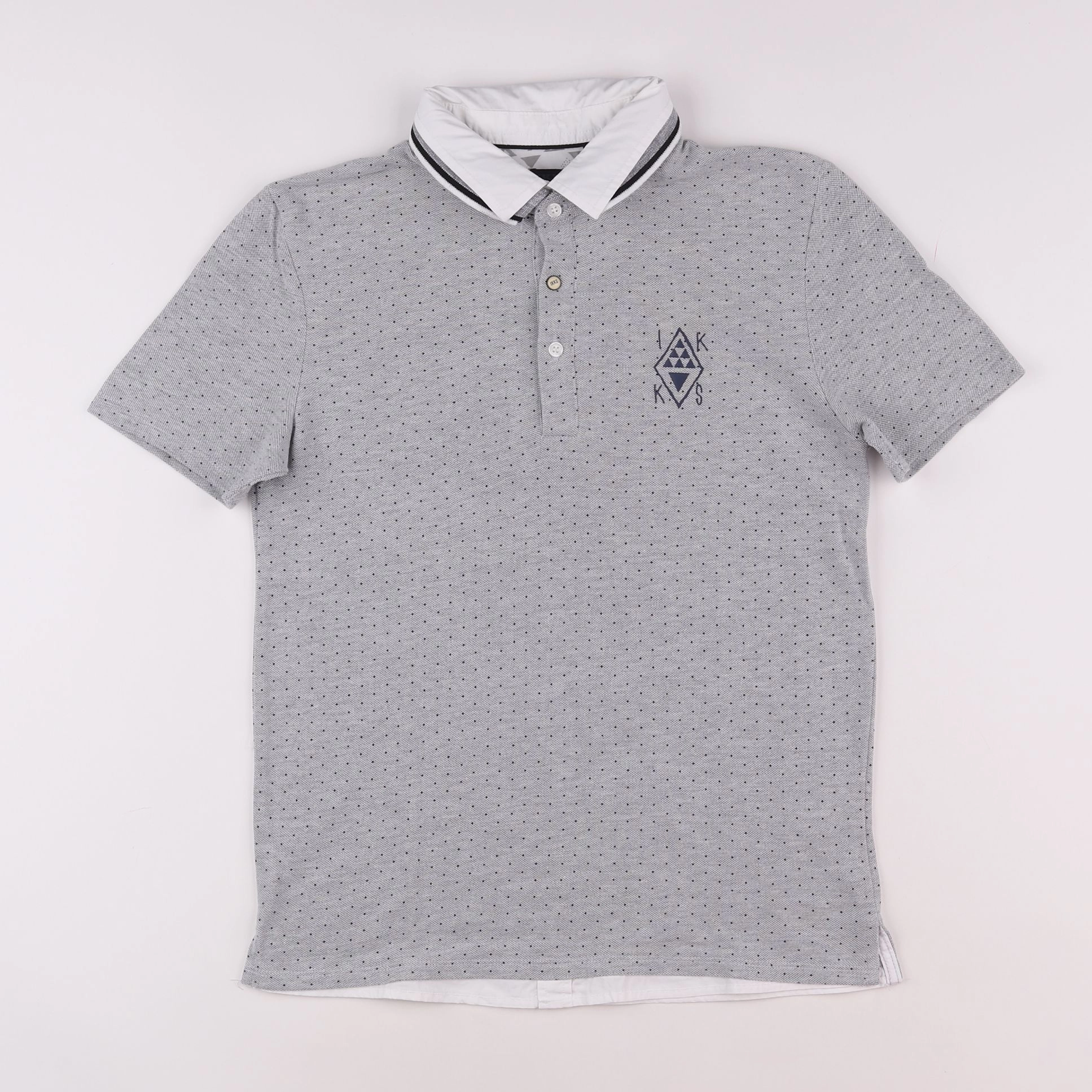 IKKS - polo gris - 14 ans