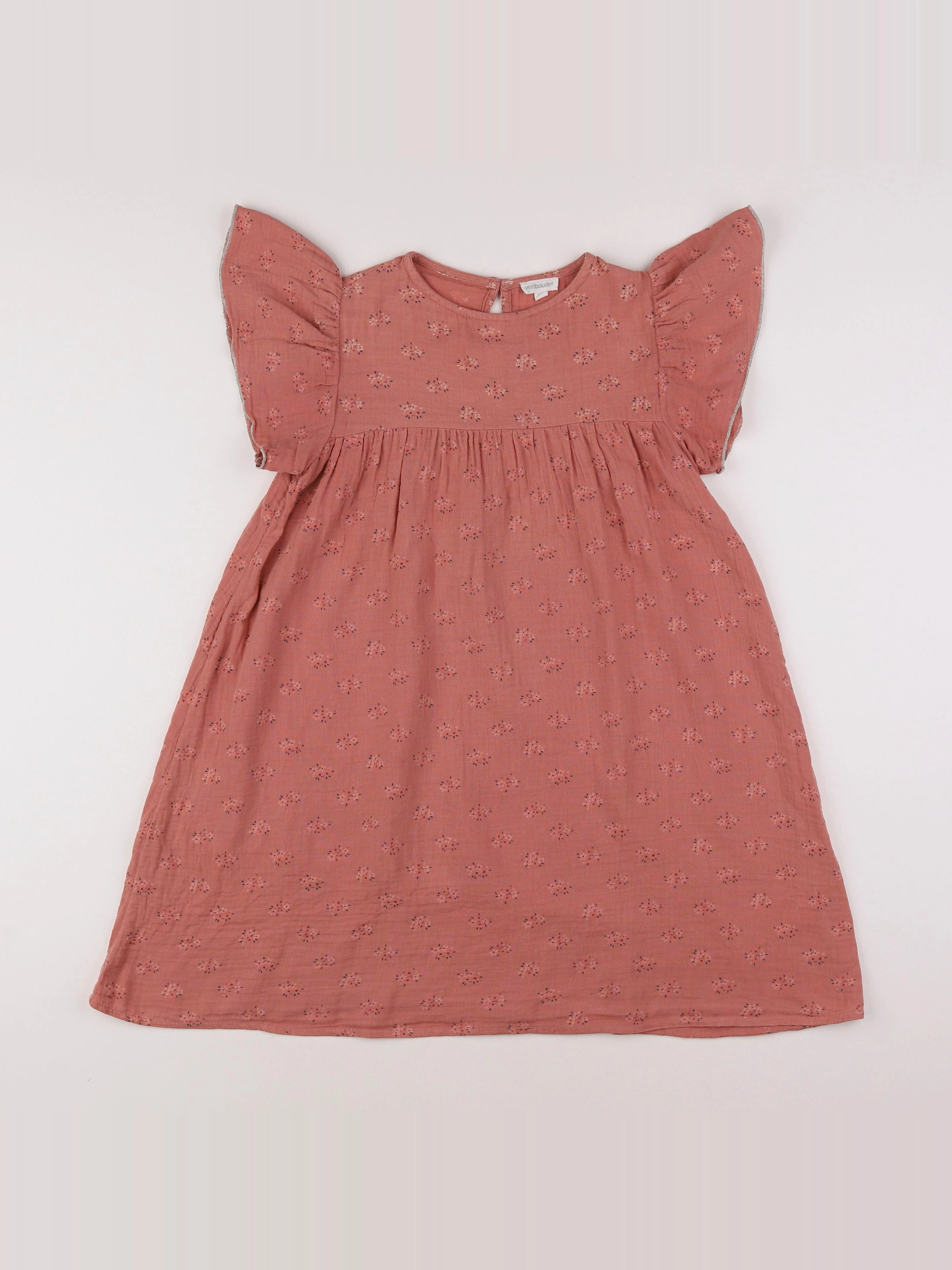 Vertbaudet - robe rose - 9 ans