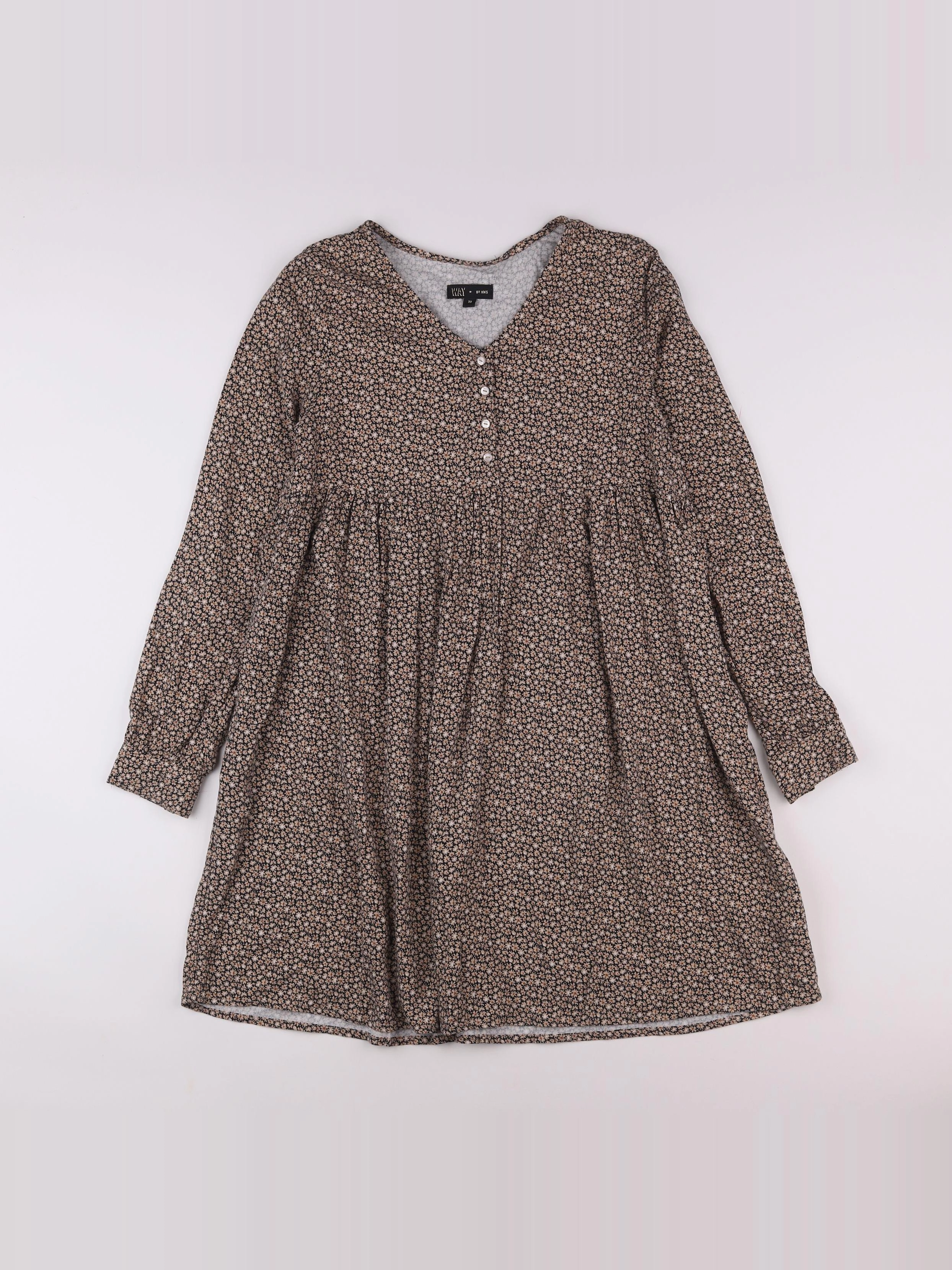IKKS - robe beige - 12 ans