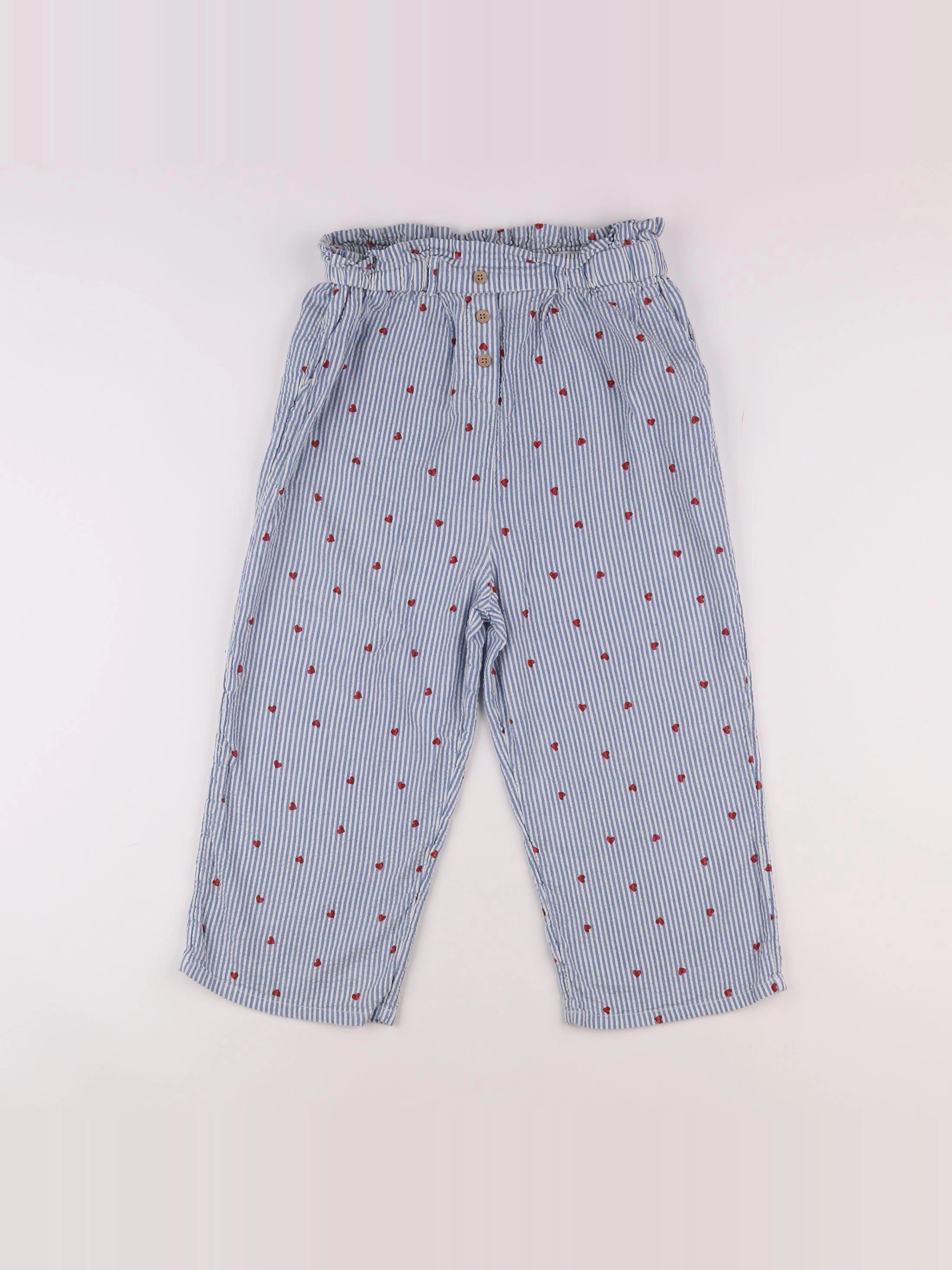 Vertbaudet - pantalon bleu - 12 ans