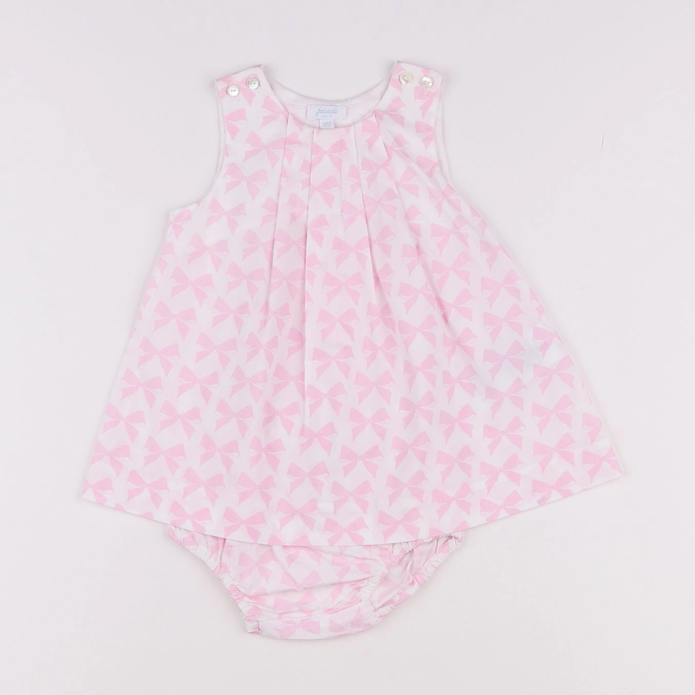 Jacadi - robe rose - 3 mois