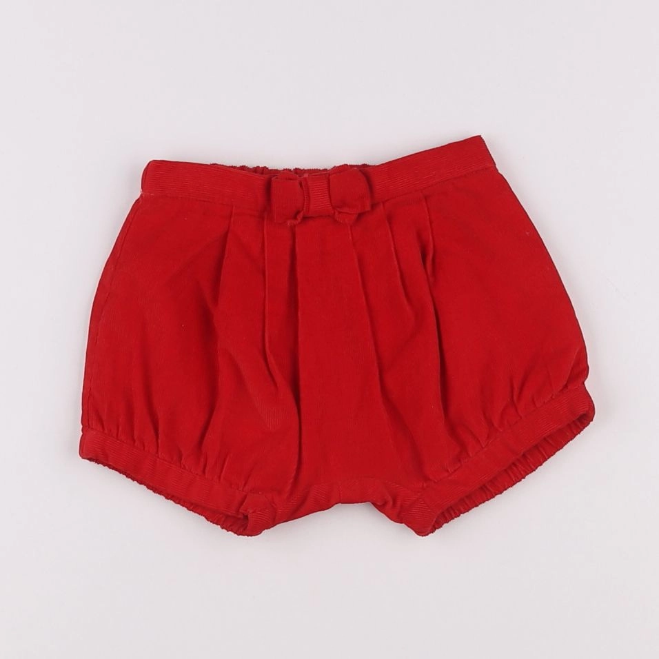 Jacadi - short rouge - 3 mois
