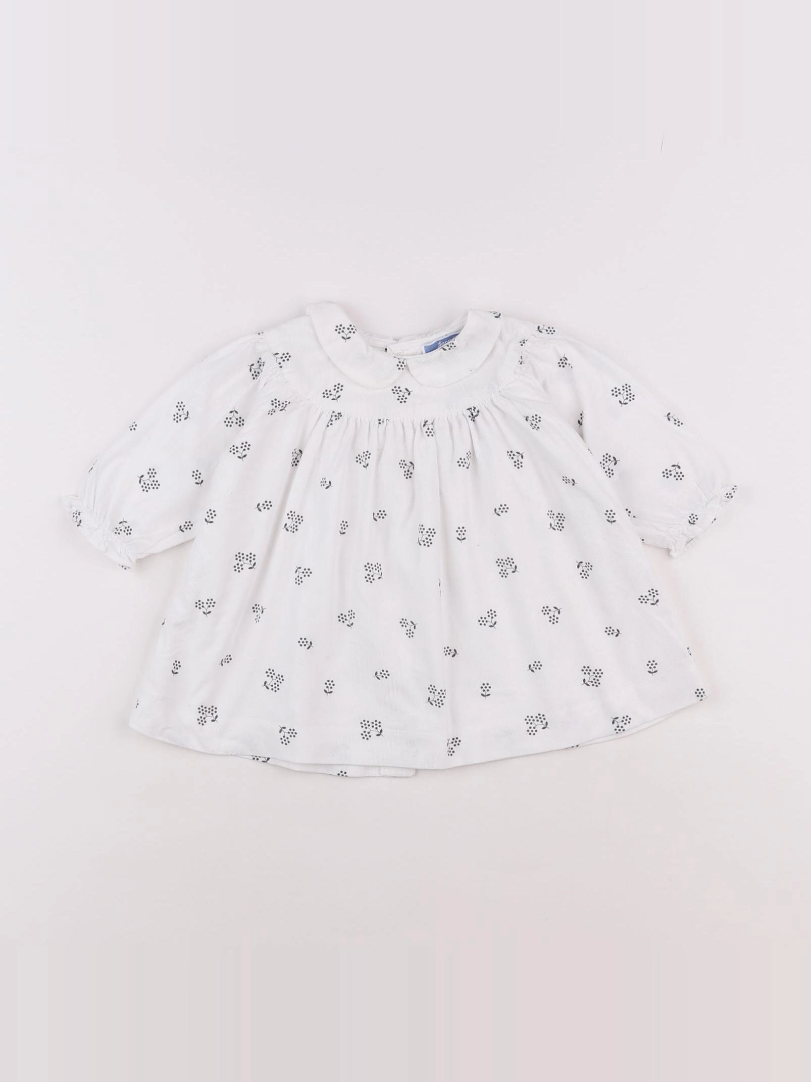 Jacadi - robe blanc - 6 mois