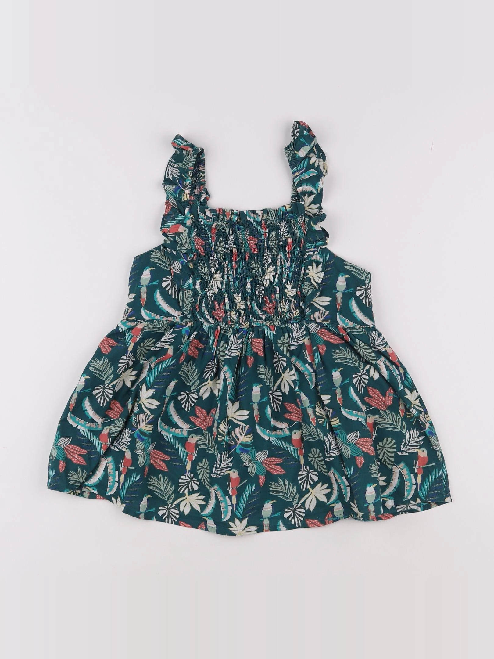 Vertbaudet - blouse vert - 9 ans