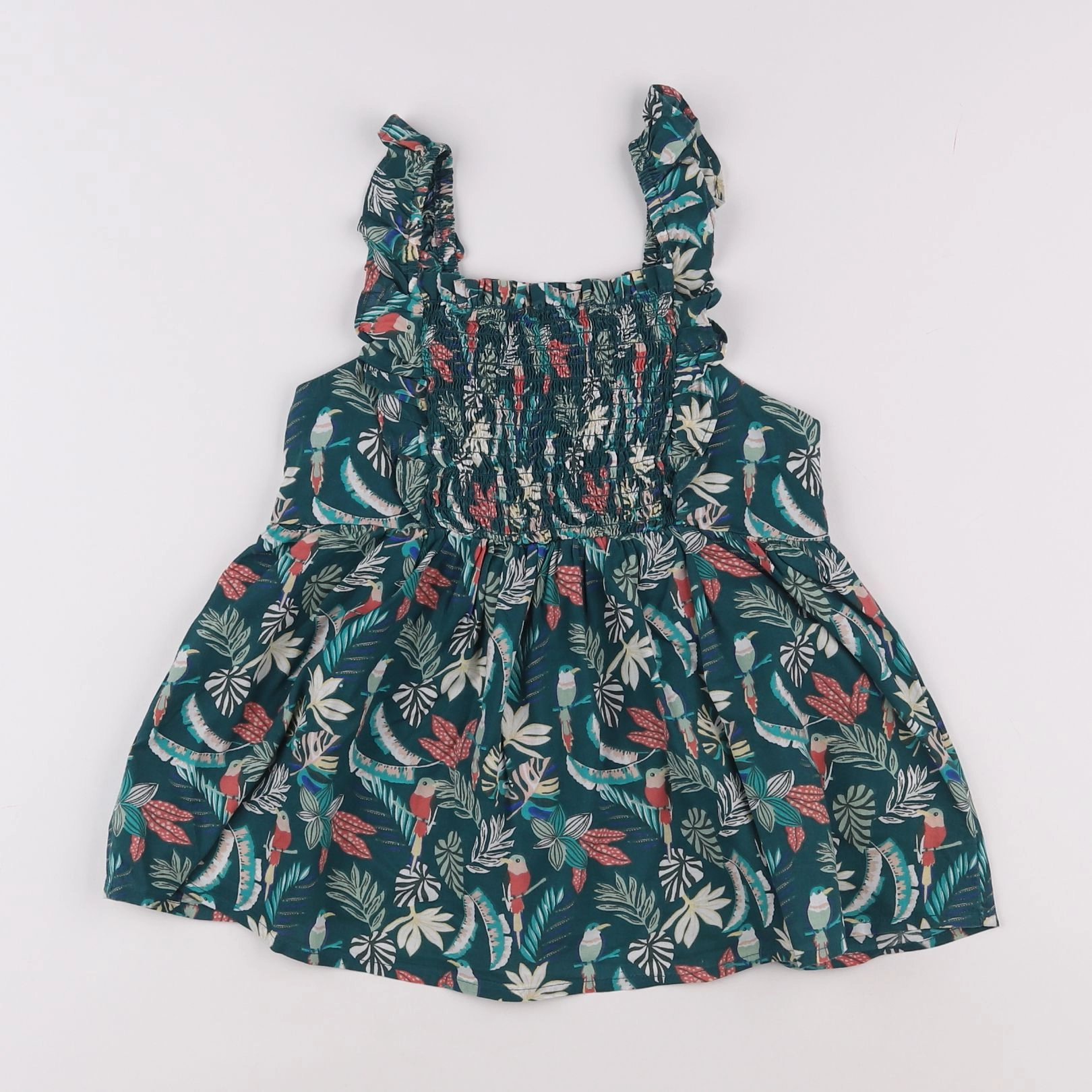 Vertbaudet - blouse vert - 9 ans