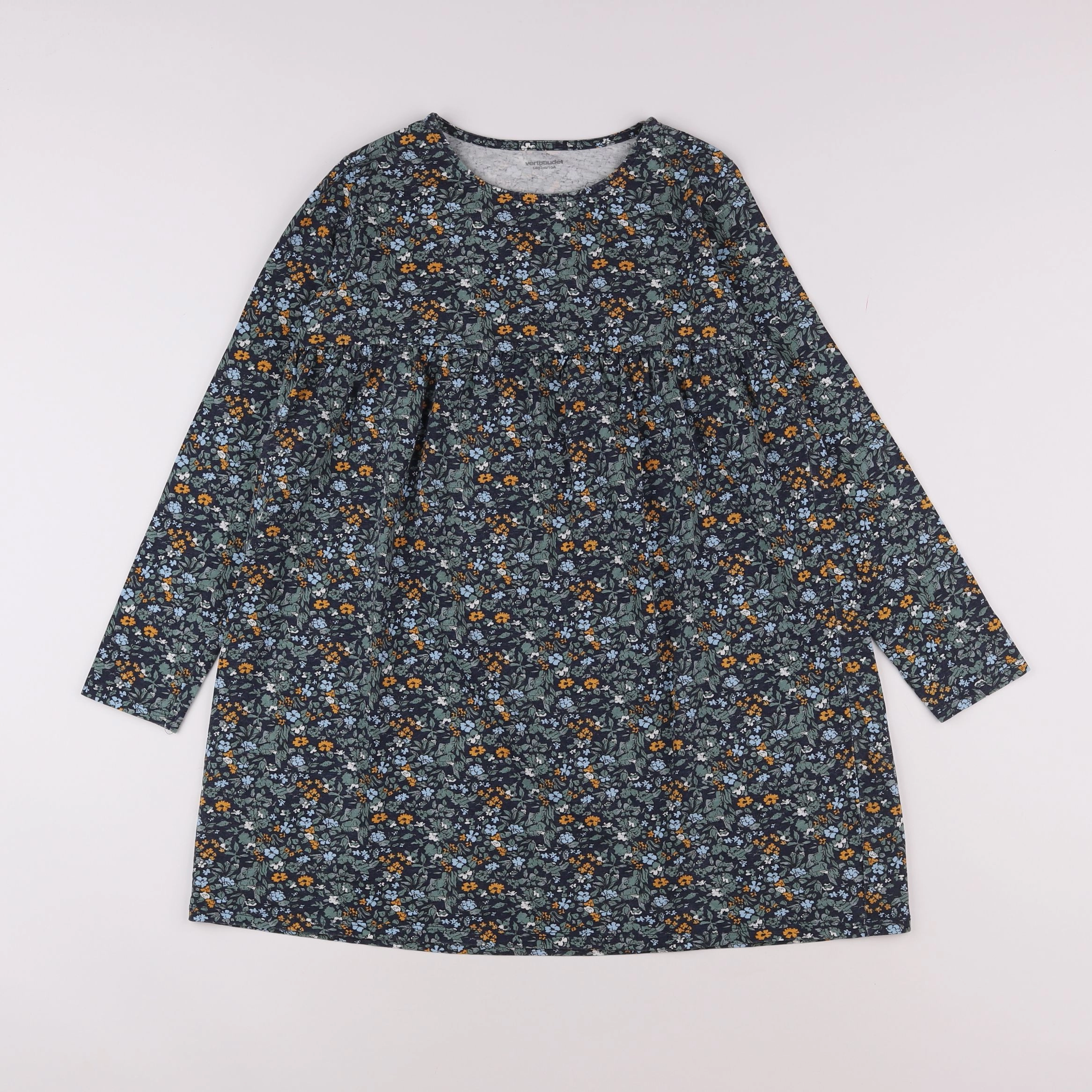 Vertbaudet - robe vert - 10 ans
