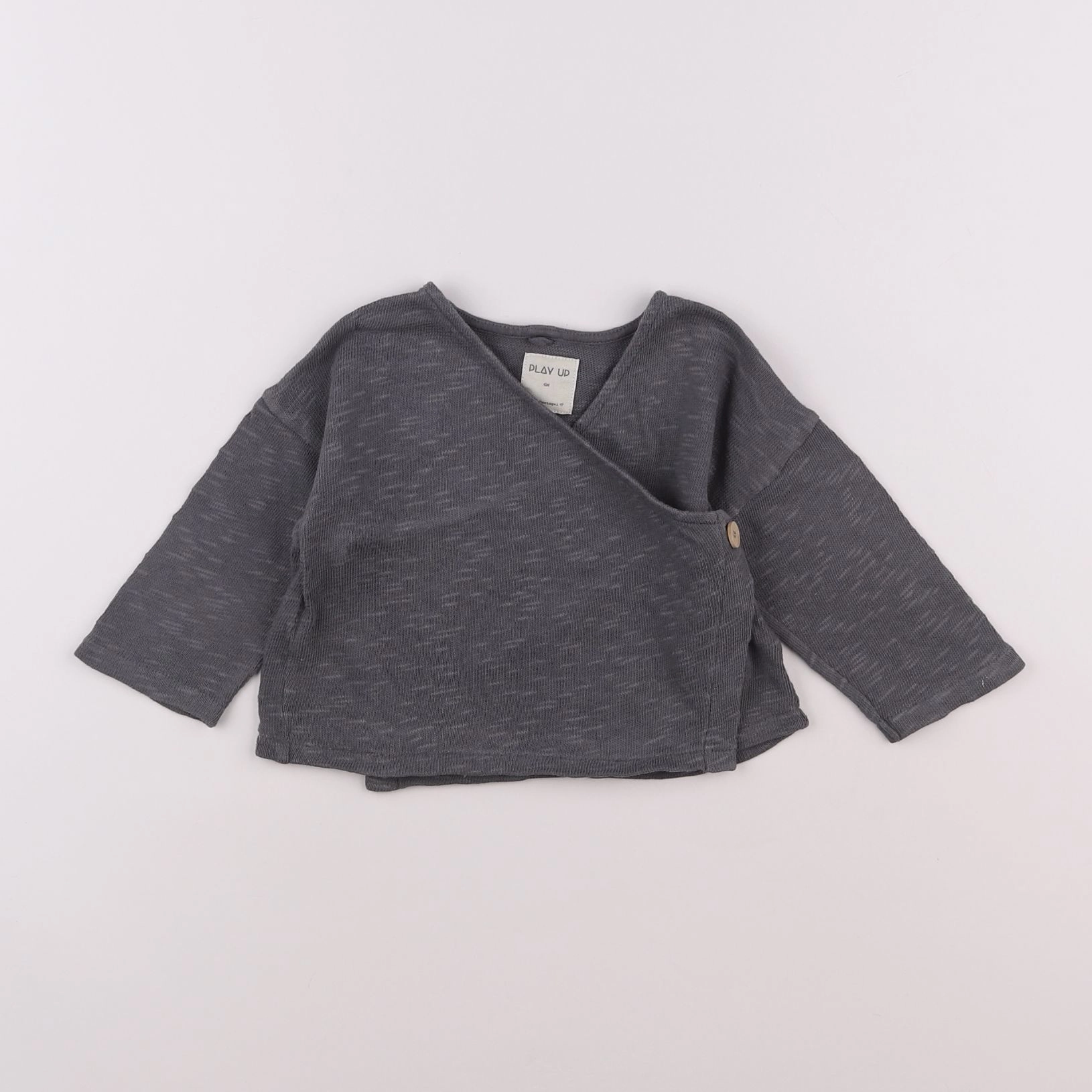 Play Up - tee-shirt gris - 6 mois