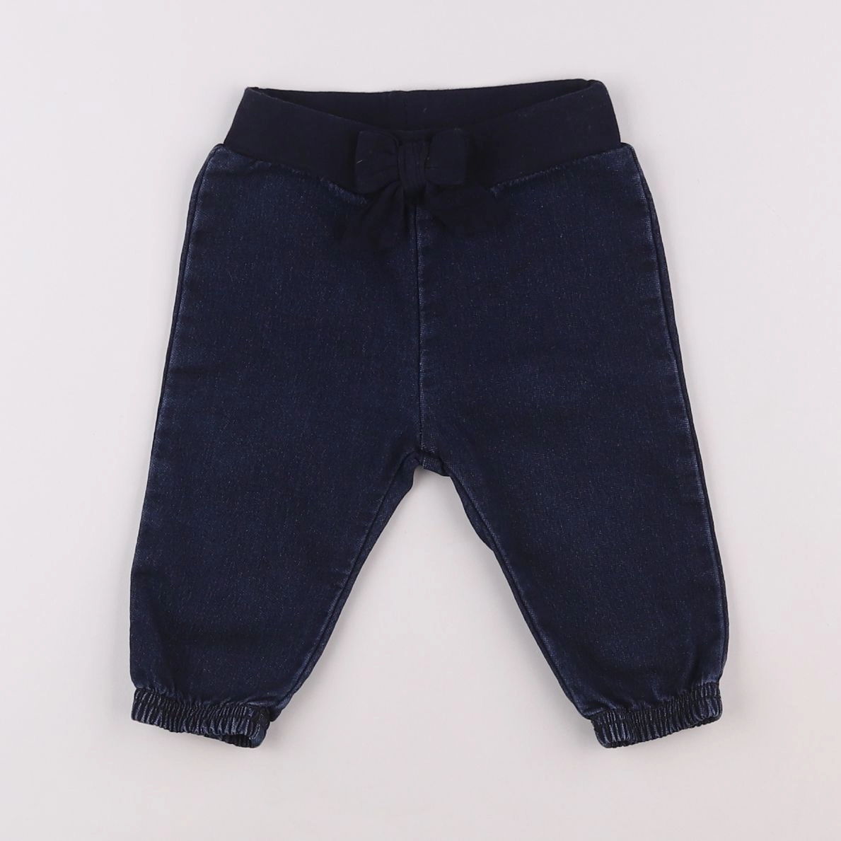 Petit Bateau - jegging bleu - 6 mois