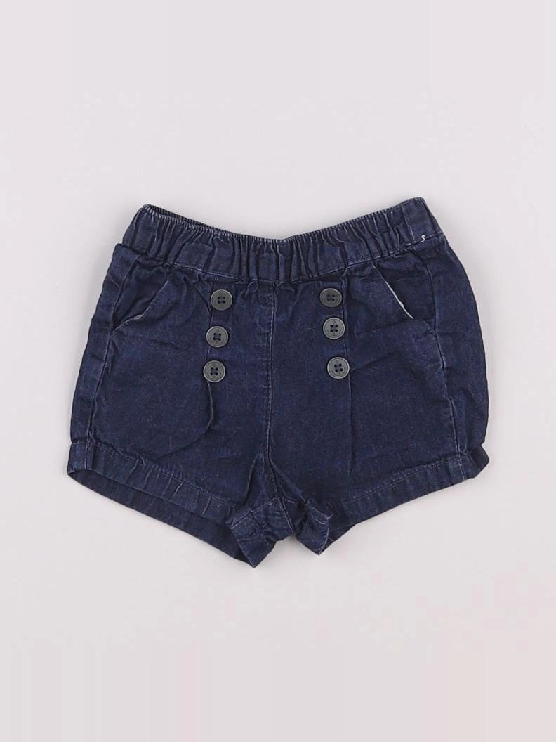 Vertbaudet - short bleu - 3 mois