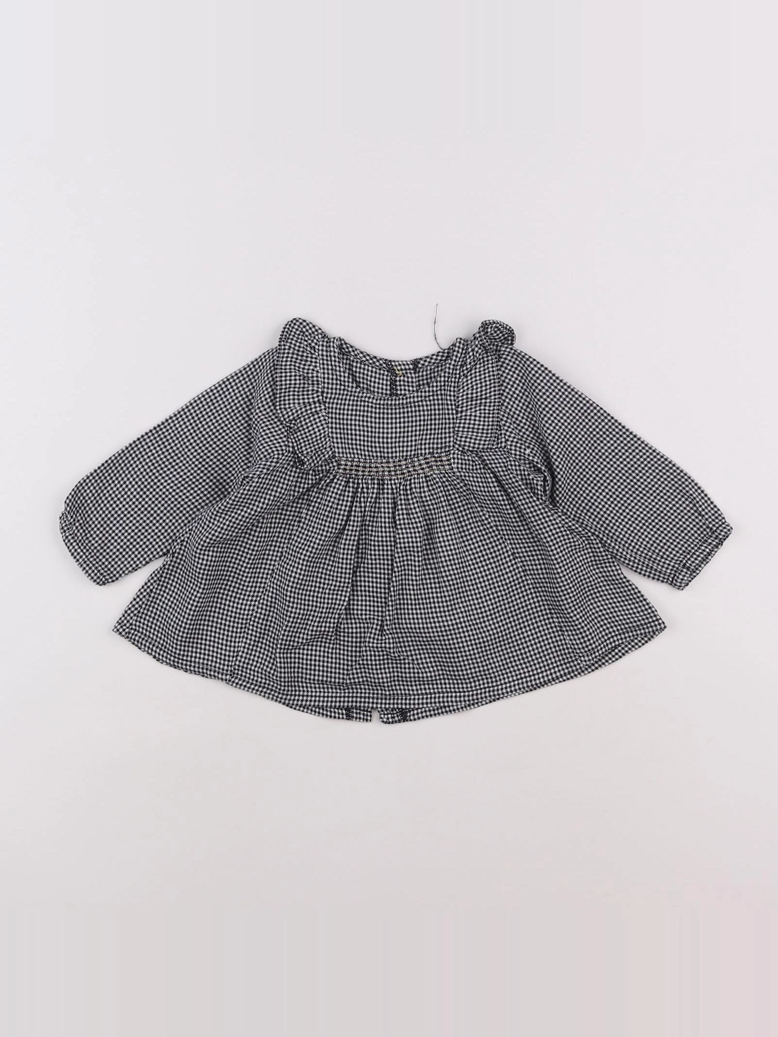 Absorba - blouse noir - 9 mois