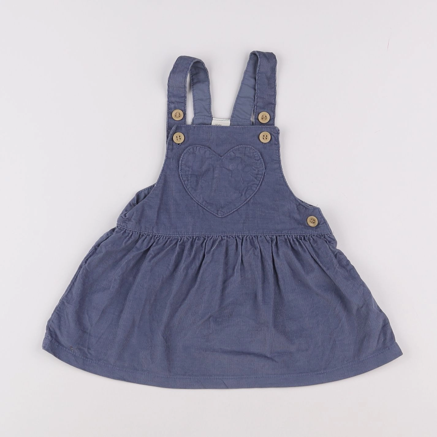 H&M - robe bleu - 3/6 mois