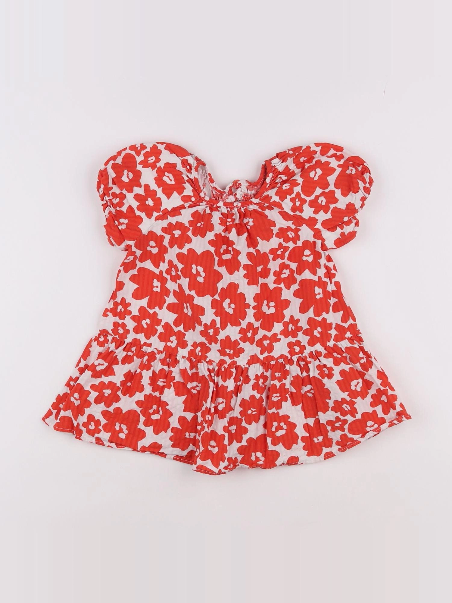 Zara - robe rouge - 9/12 mois