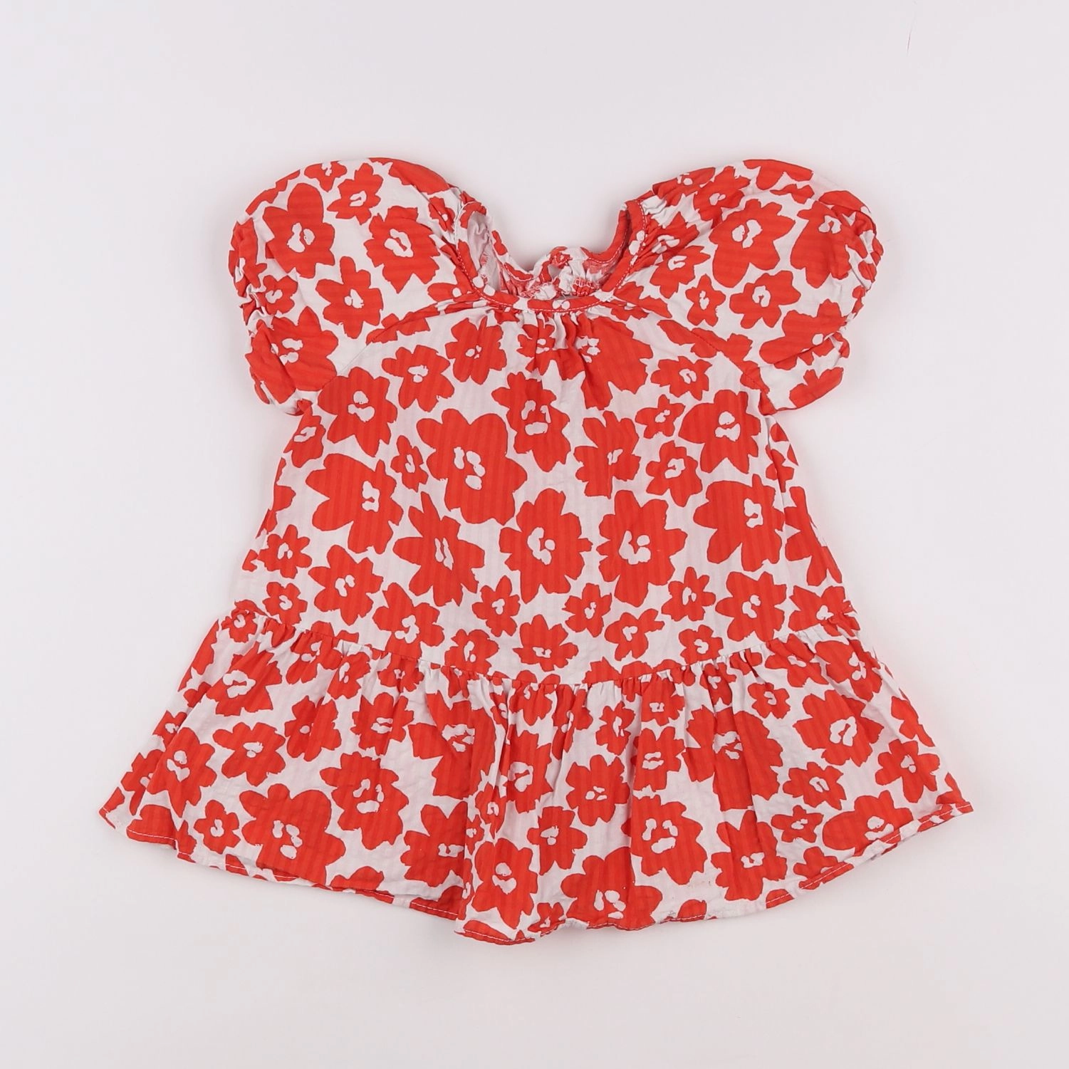 Zara - robe rouge - 9/12 mois