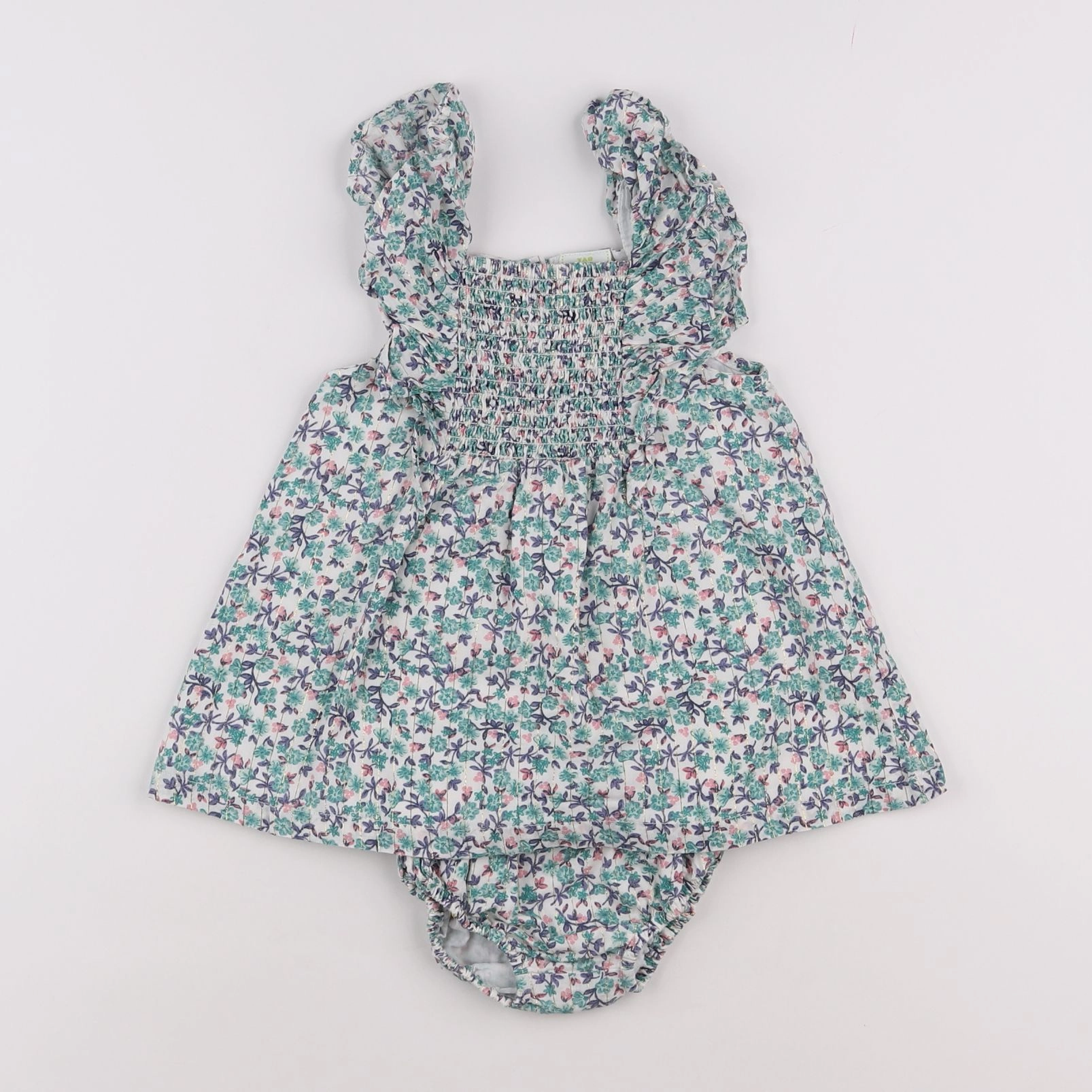 Tape à l'oeil - robe multicolore - 12 mois