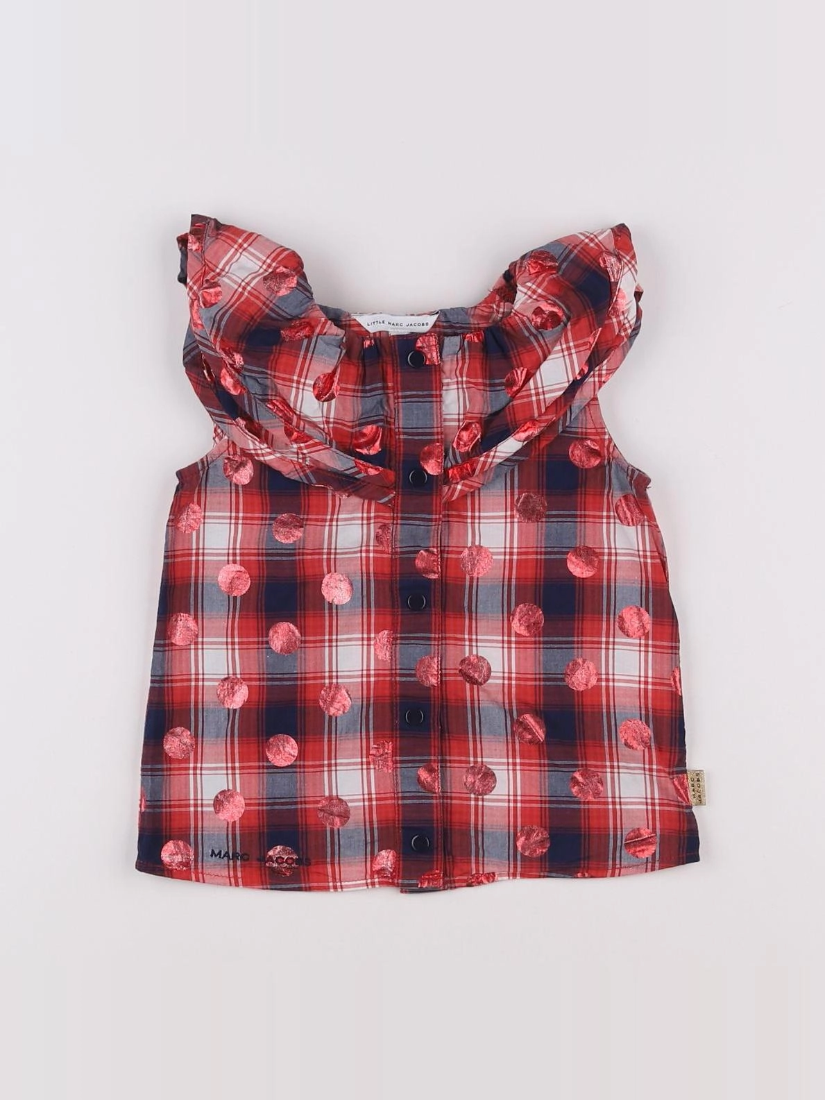 Little marc jacobs - blouse rouge - 2 ans