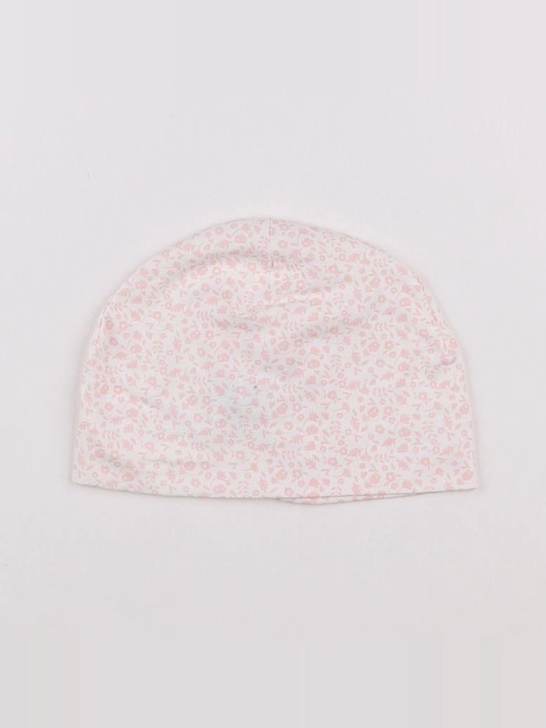 H&M - bonnet de naissance rose - 6/12 mois