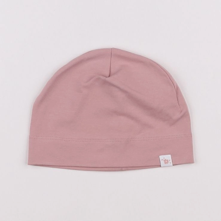 H&M - bonnet de naissance rose - 6/12 mois