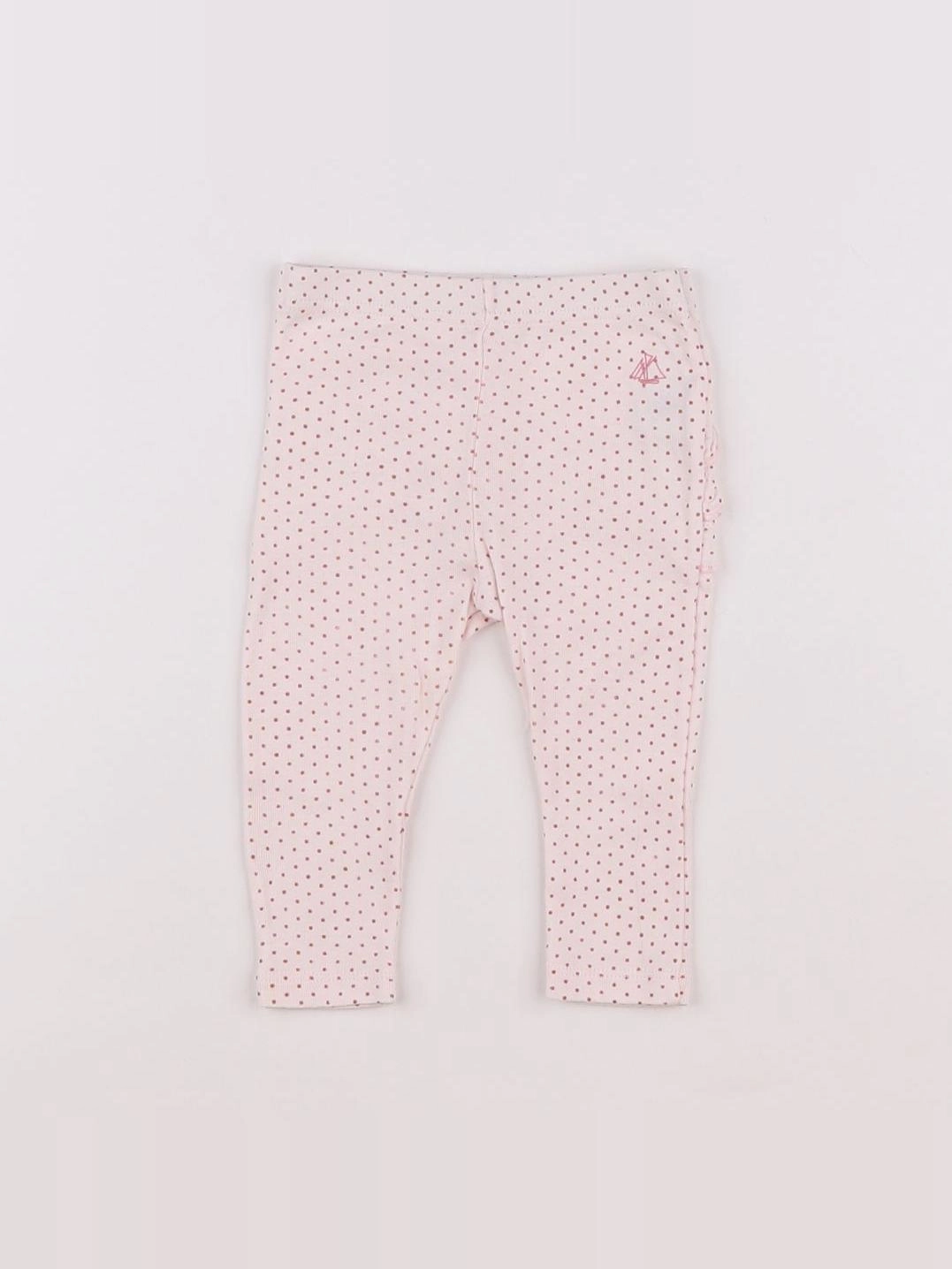 Petit Bateau - legging rose - 6 mois