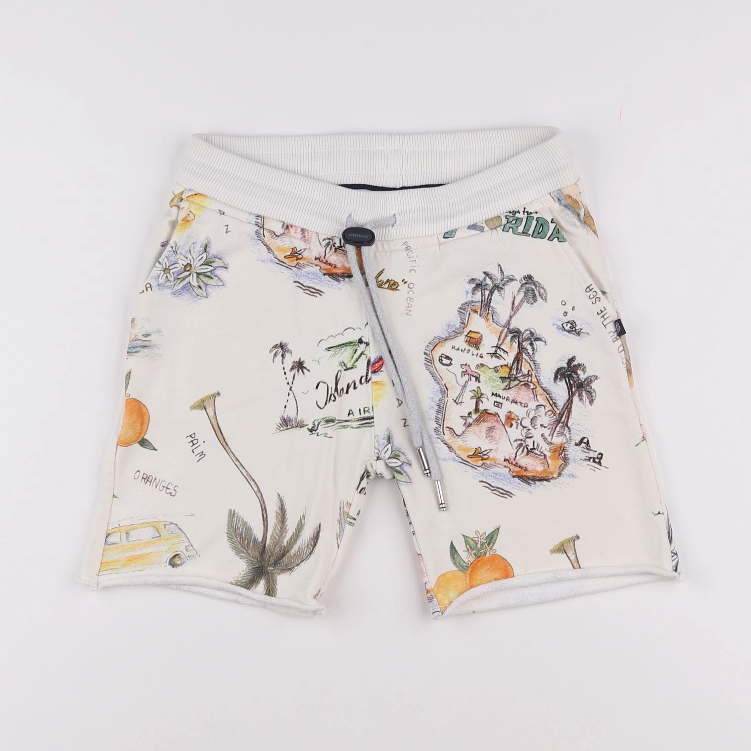 Sweet pants - short blanc - 10 ans