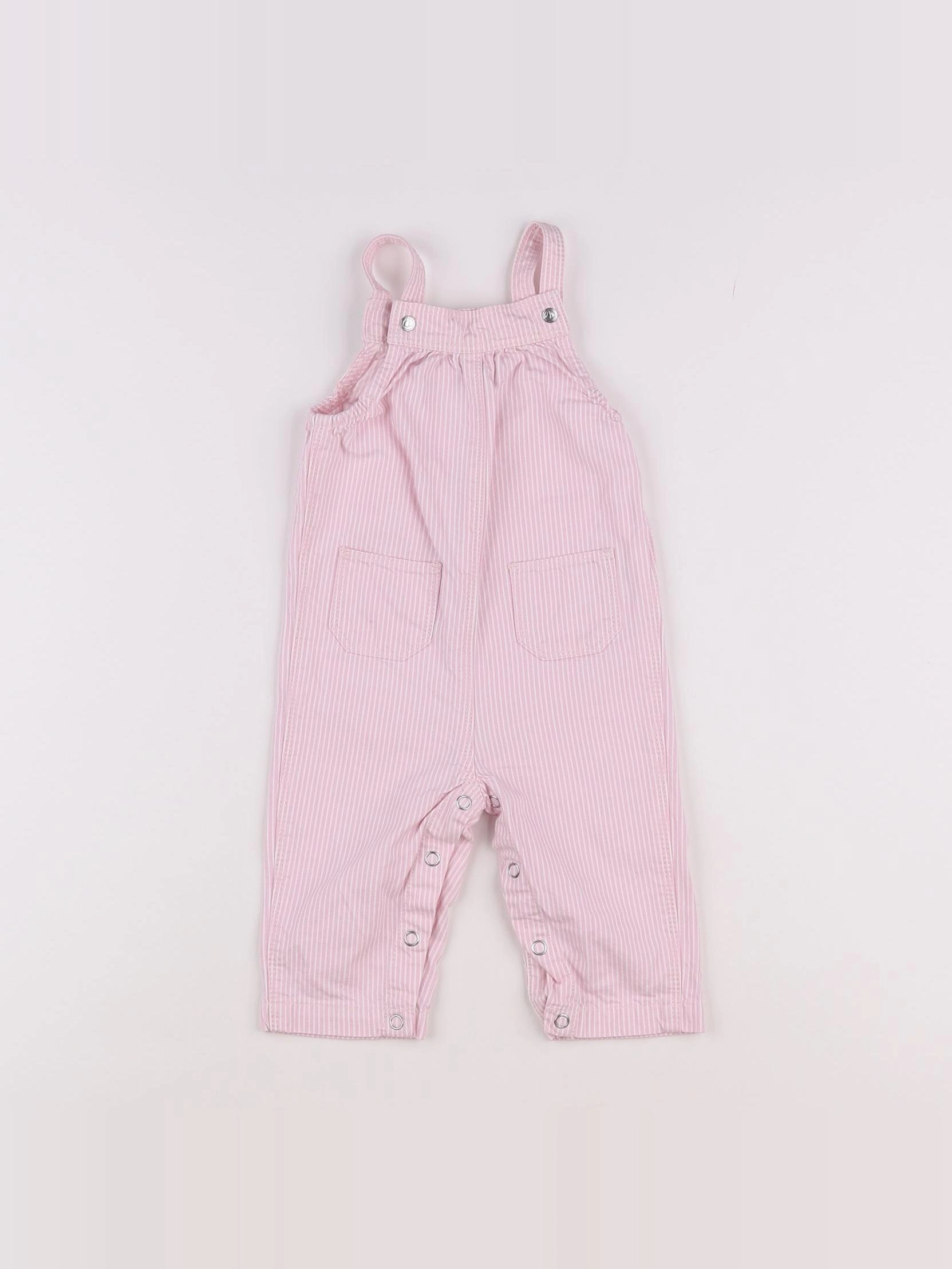 Petit Bateau - combinaison rose - 6 mois