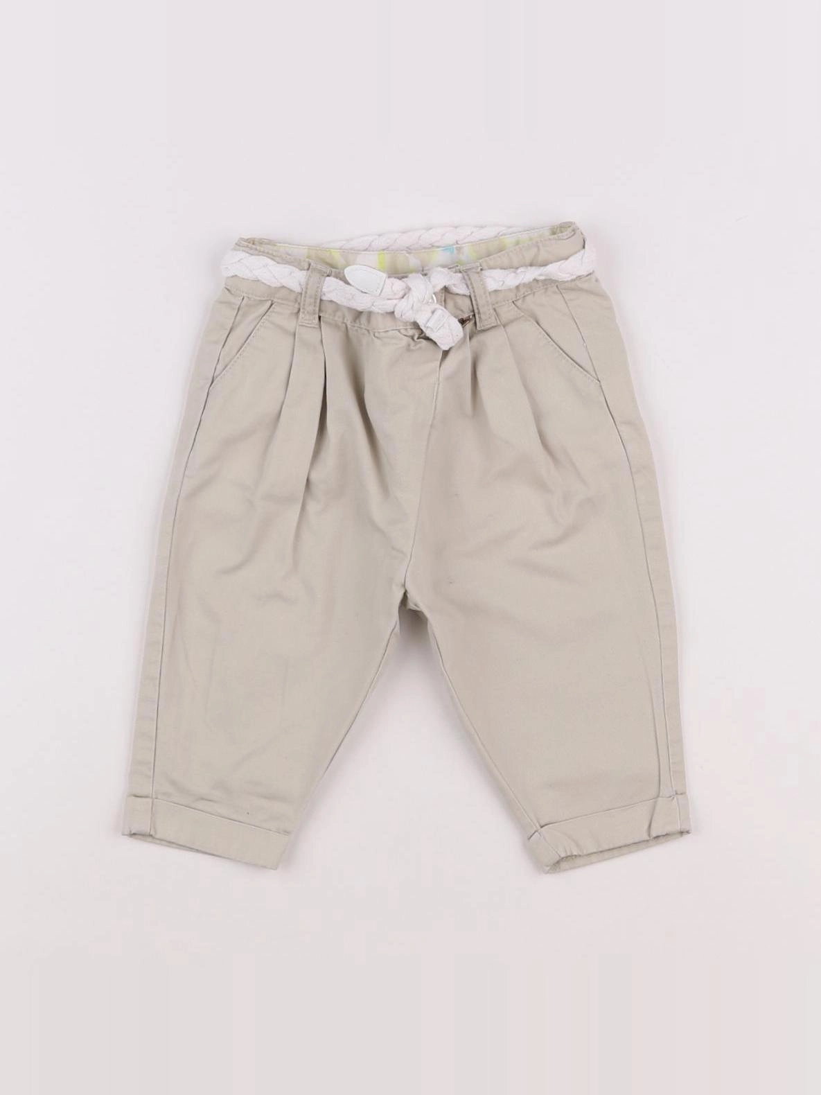 Tape à l'oeil - pantalon beige - 6 mois