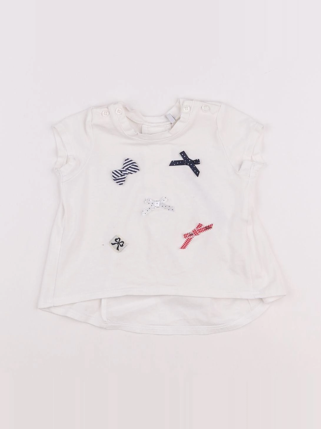 IKKS - tee-shirt blanc - 6 mois