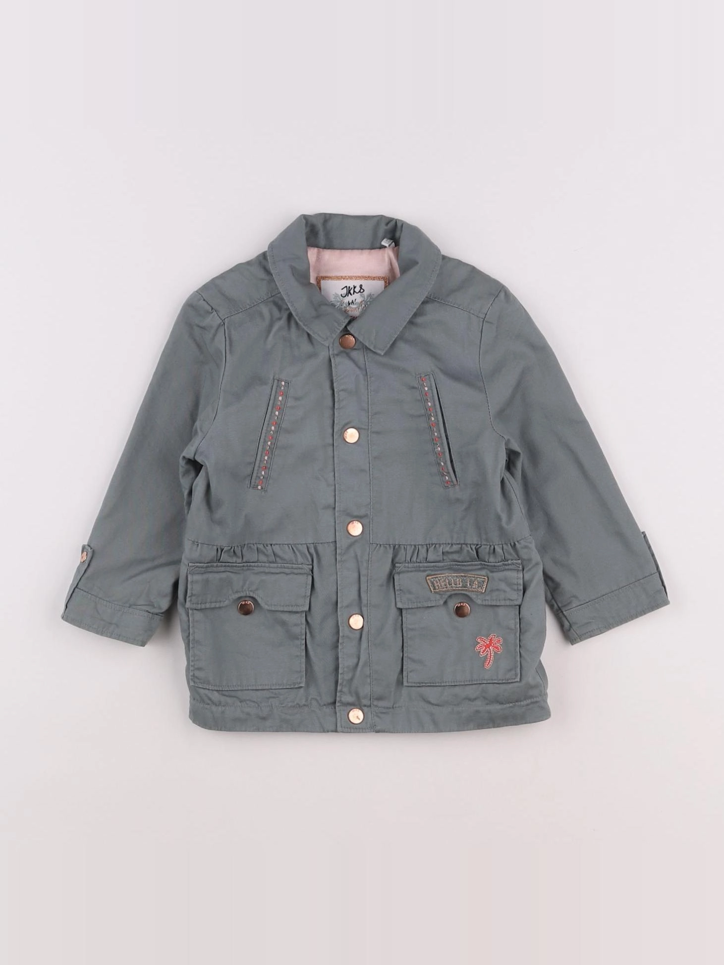 IKKS - veste imprimé au dos vert - 18 mois