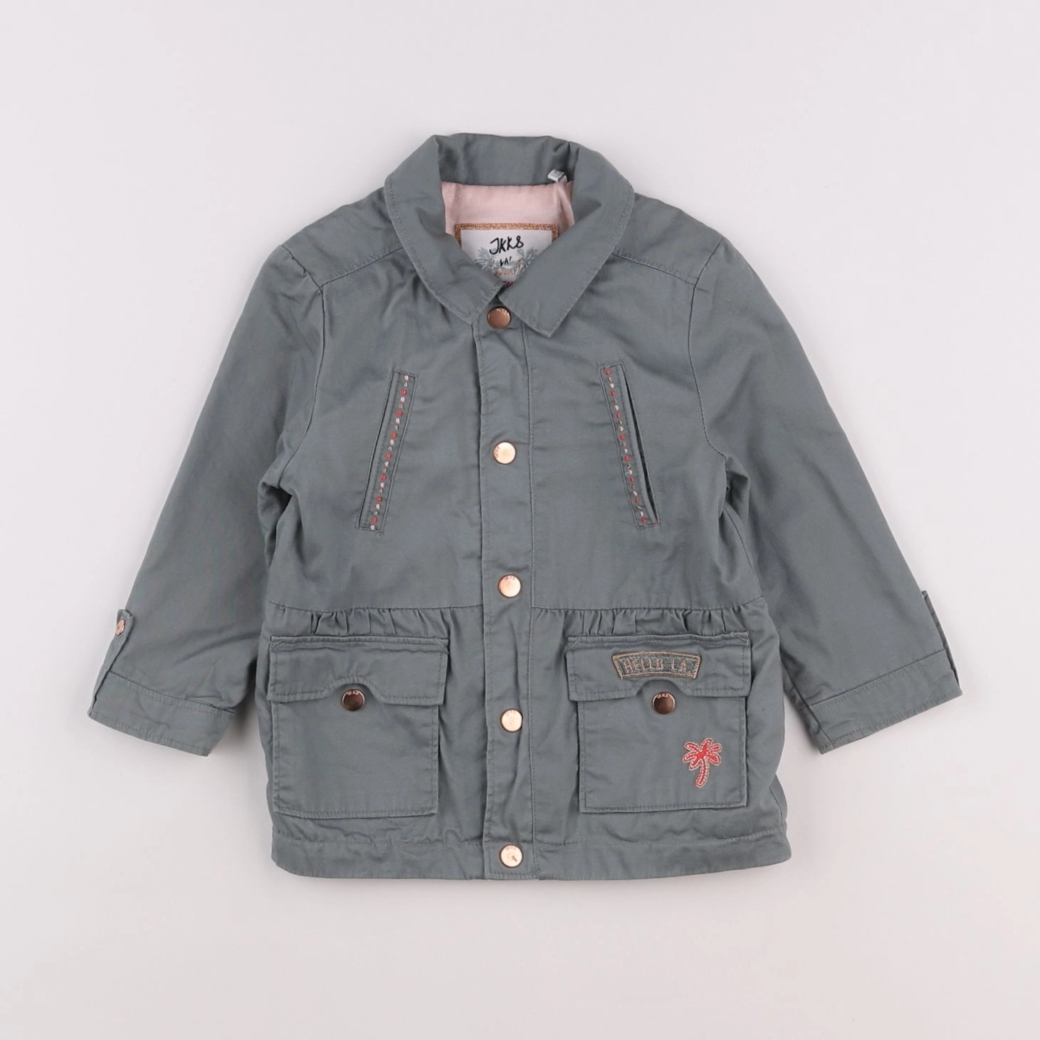 IKKS - veste imprimé au dos vert - 18 mois