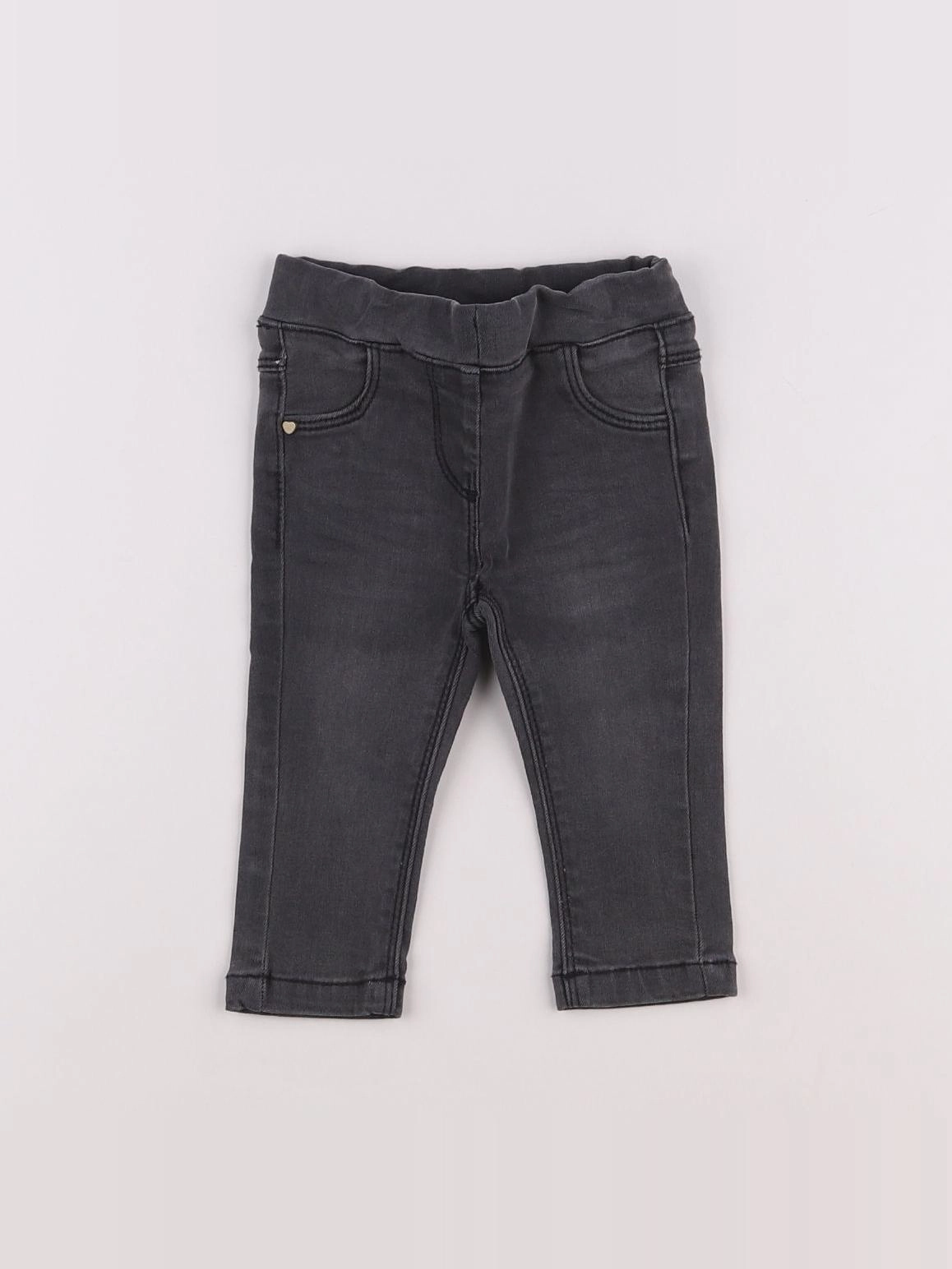 Tape à l'oeil - jegging gris - 6 mois