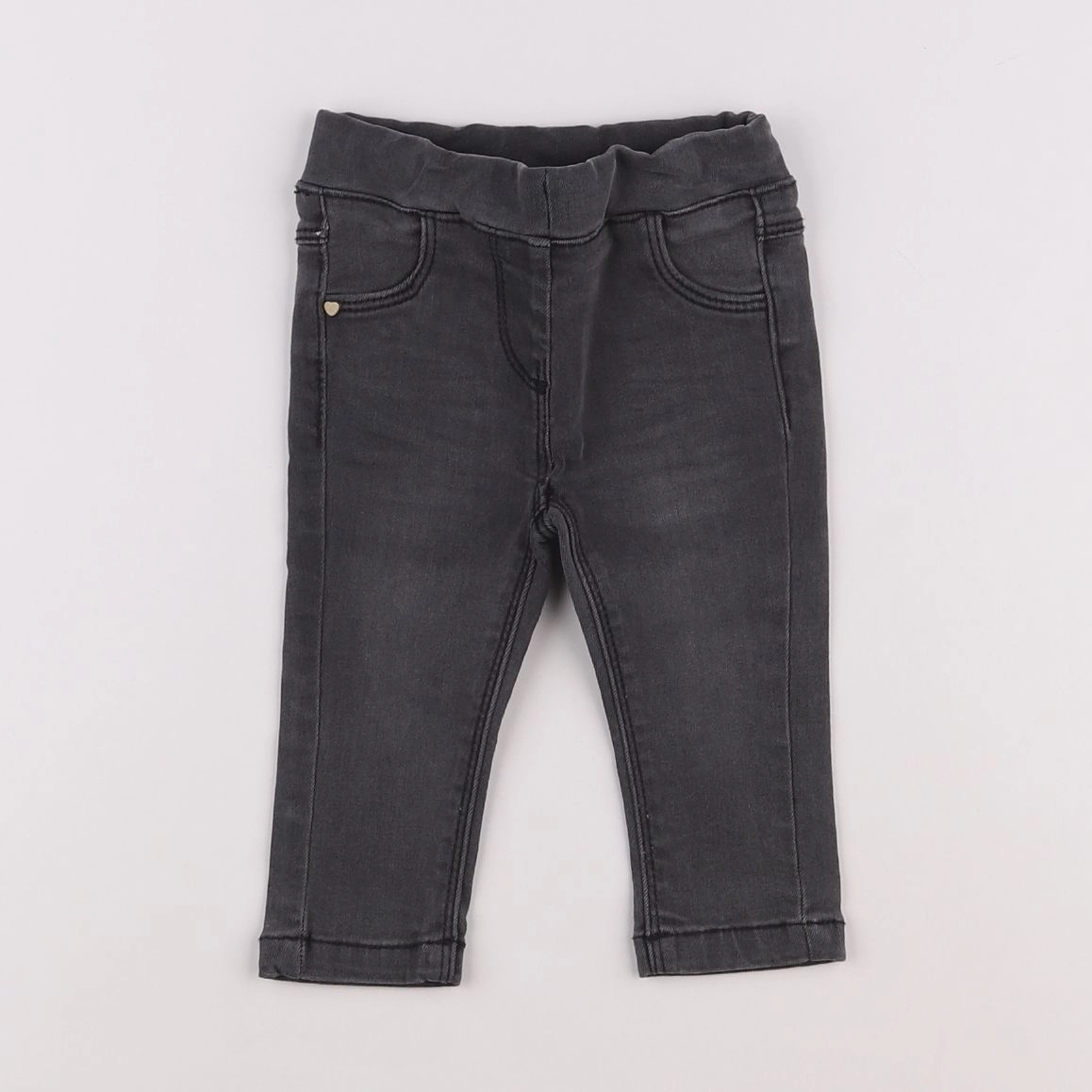 Tape à l'oeil - jegging gris - 6 mois