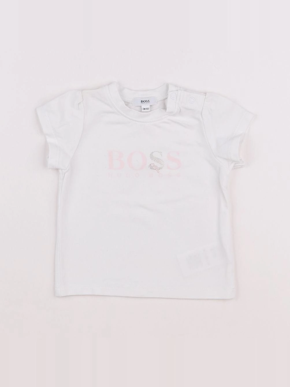 Hugo Boss - tee-shirt blanc - 3 mois