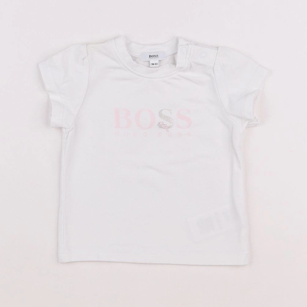 Hugo Boss - tee-shirt blanc - 3 mois