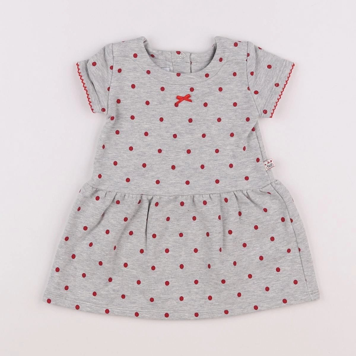 Absorba - robe gris - 9 mois