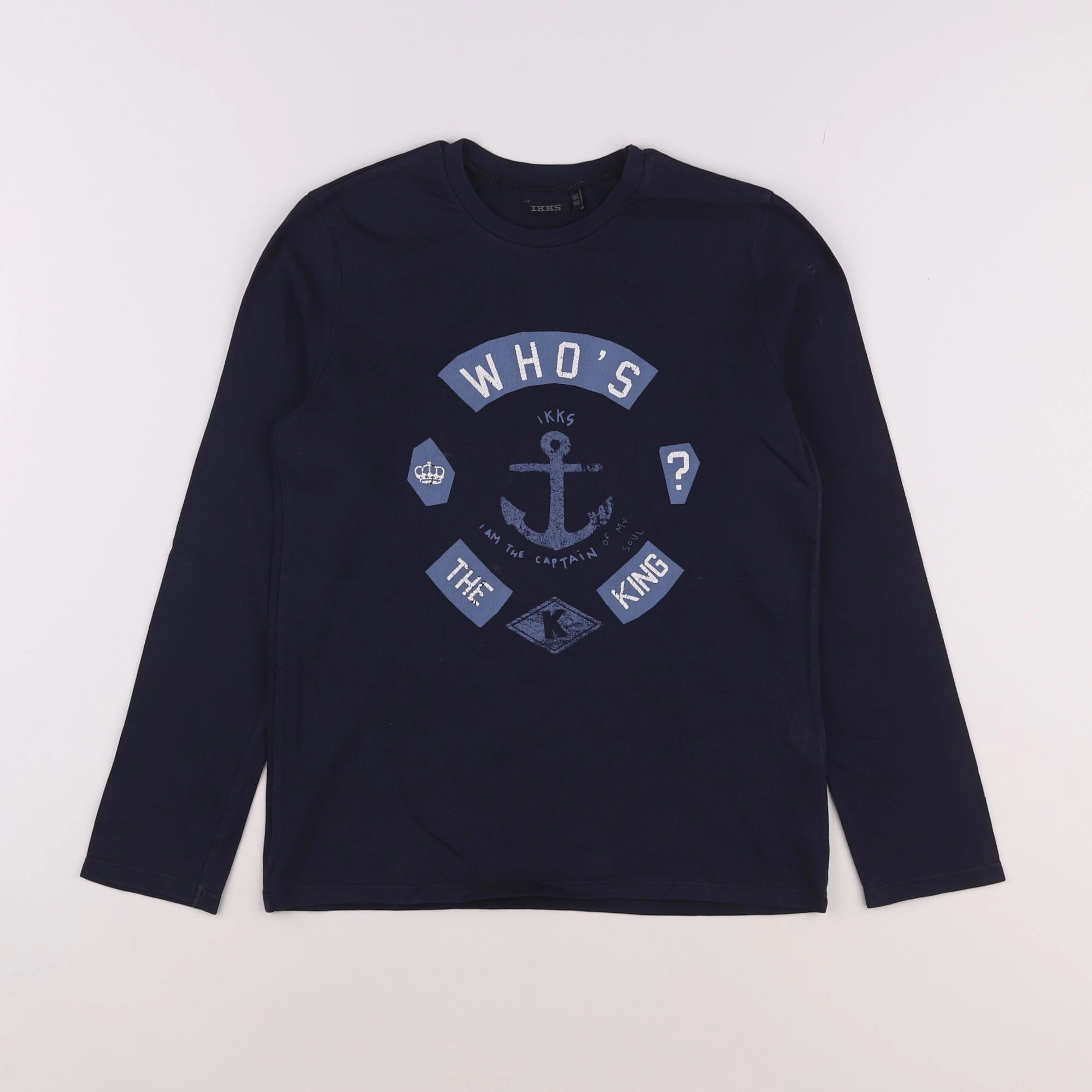 IKKS - tee-shirt bleu - 10 ans